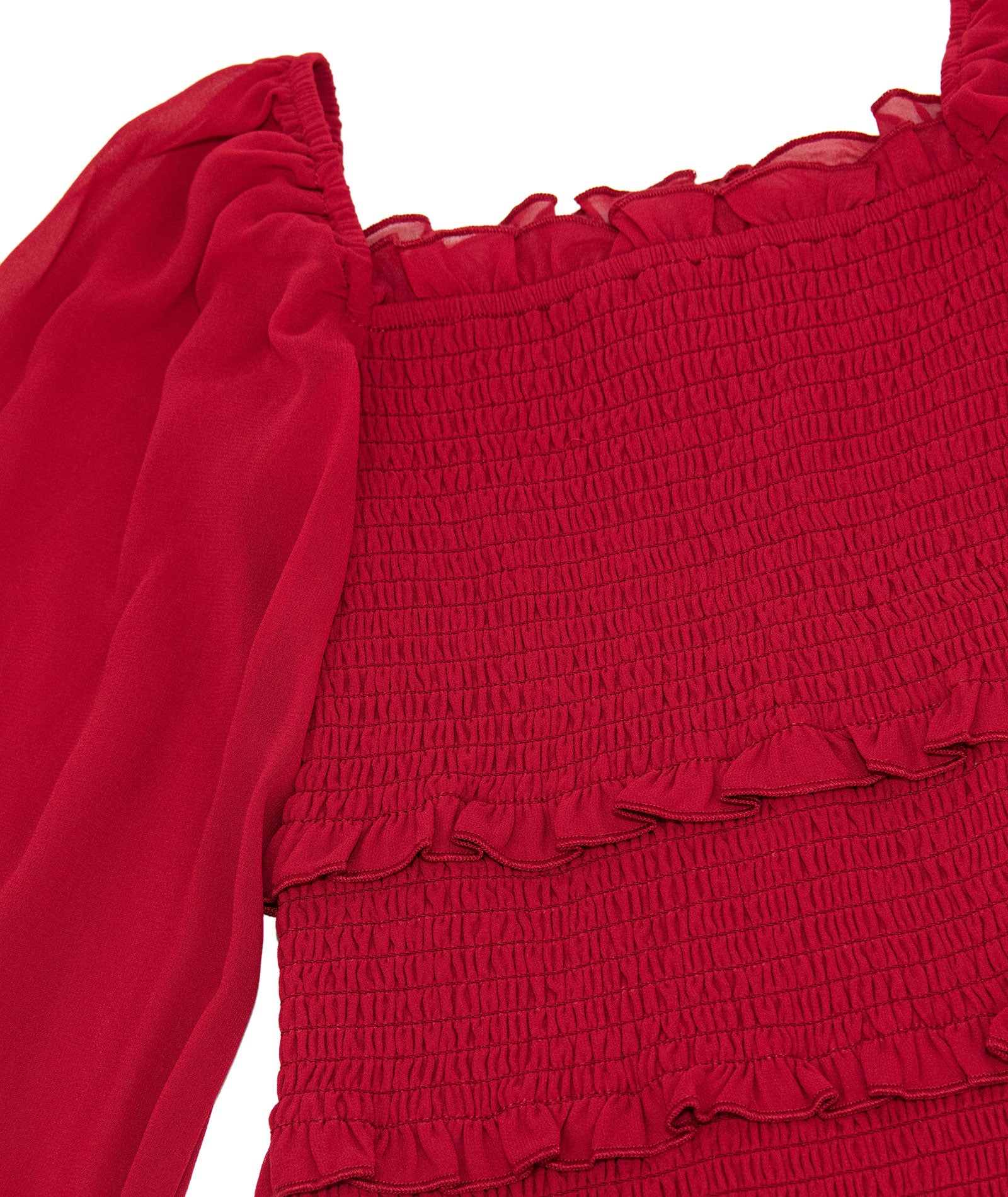 Katie J NYC Girls Laila Long Sleeve Georgette Dress Girls Casual Dresses Katie J NYC