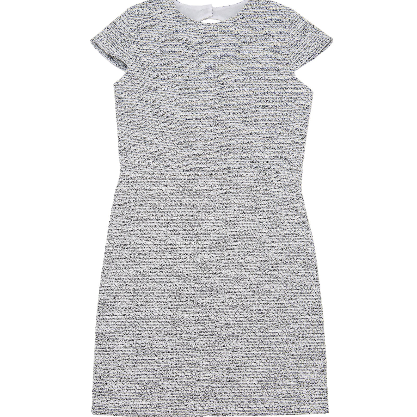 By Debra Girls Deb Black/White Boucle Keyhole Back Sheath Dress Girls Special Dresses By Debra Black Y/XS (6X)