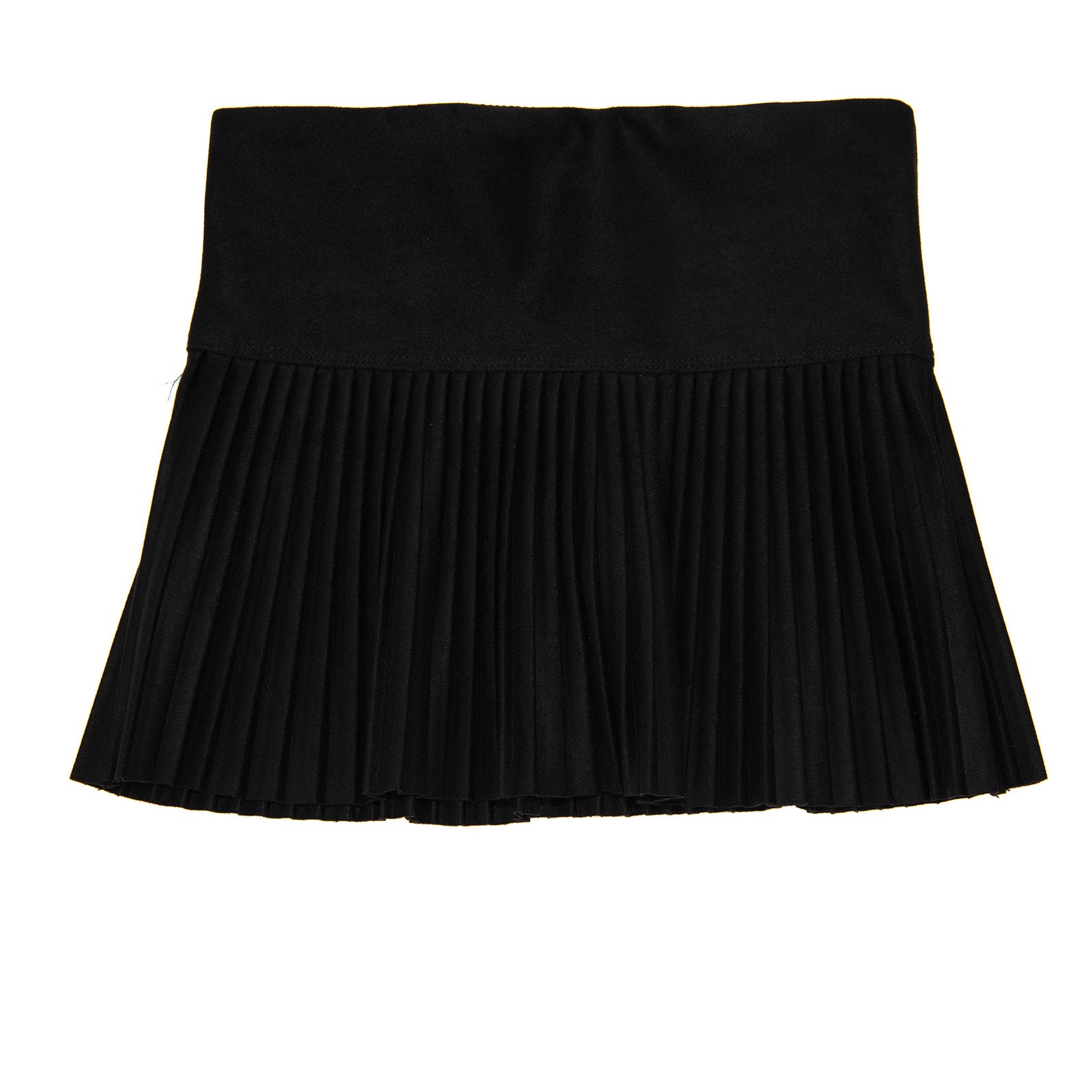 Cheryl Creations Girls Quinlan Suede Pleated Skort Girls Casual Bottoms Cheryl Creations Black Y/S (7/8)