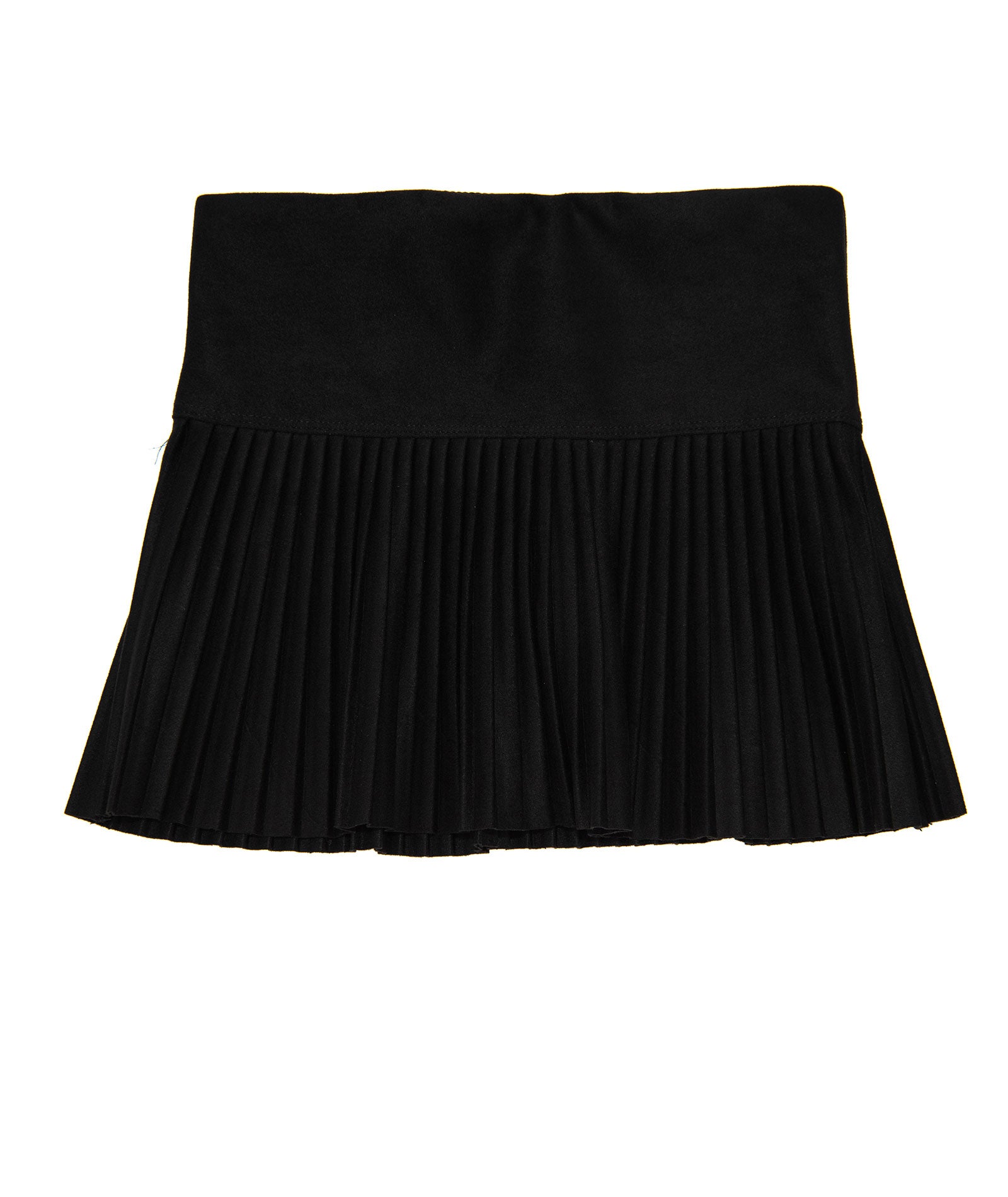 Cheryl Creations Girls Quinlan Suede Pleated Skort Girls Casual Bottoms Cheryl Creations Black Y/S (7/8)