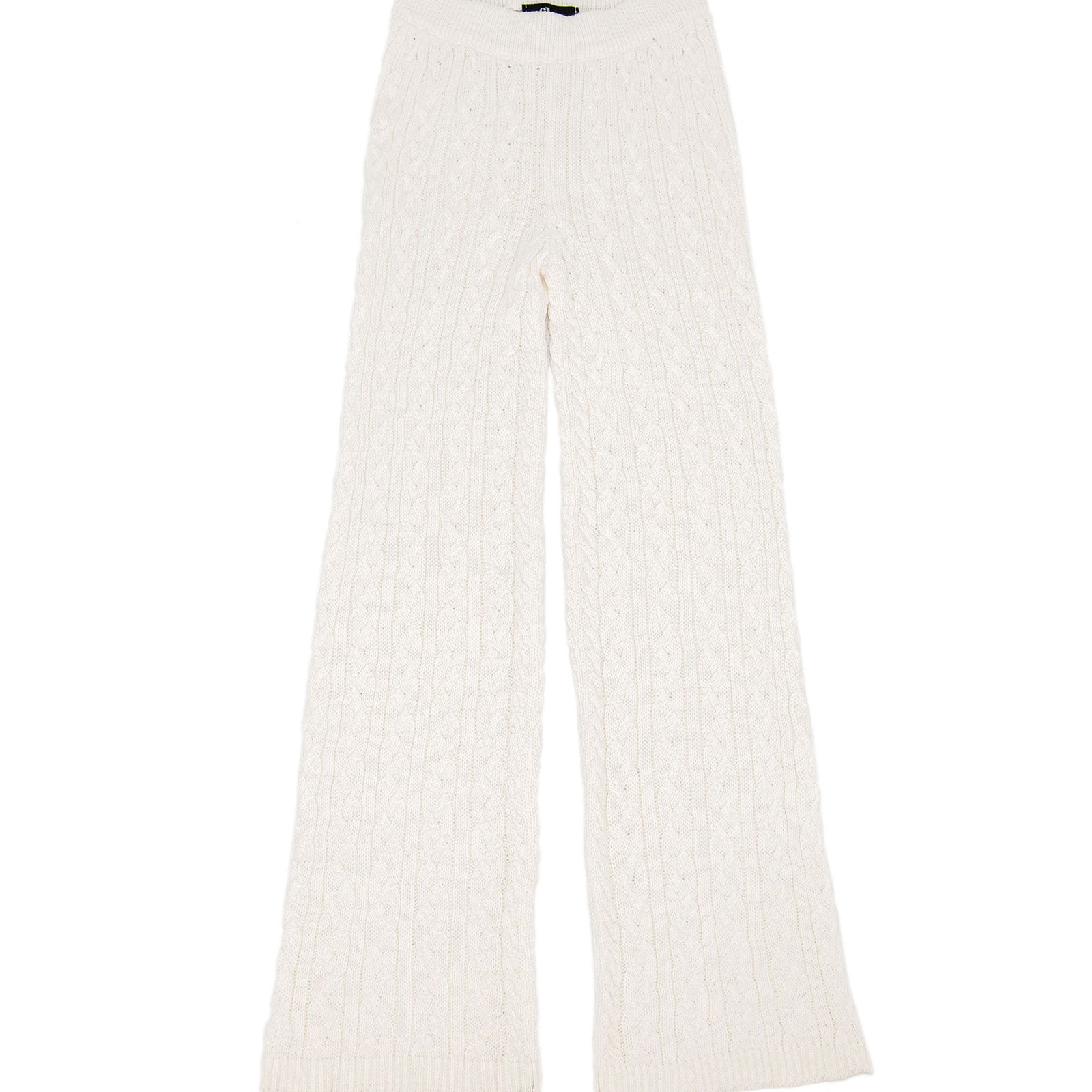 FBZ Girls Karmen Cable Pants Girls Casual Bottoms FBZ Flowers By Zoe Ivory Y/S (7/8)