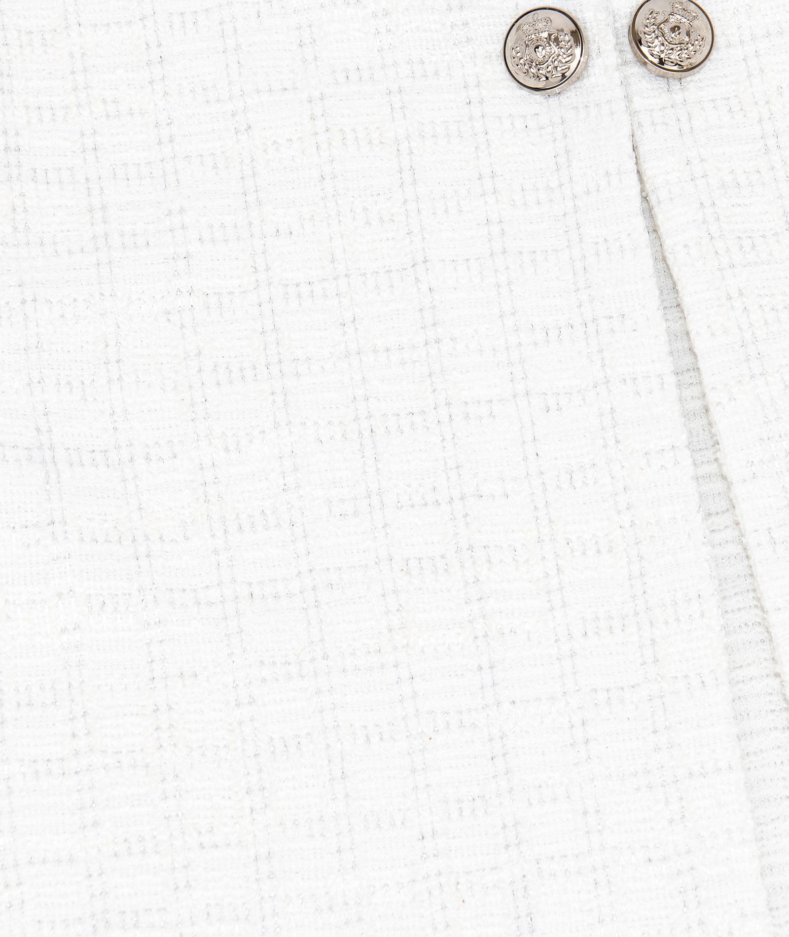 By Debra Girls Jackie White/Silver Boucle Jacket Girls Special Tops By Debra