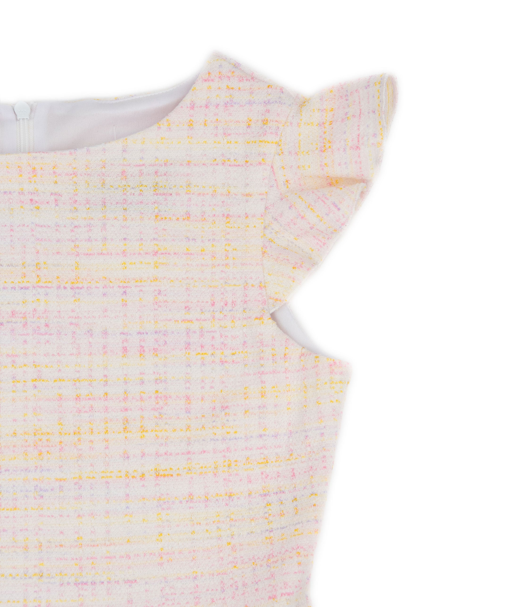 By Debra Girls Sara Pastel Tweed 3 Tier Dress Girls Special Dresses By Debra