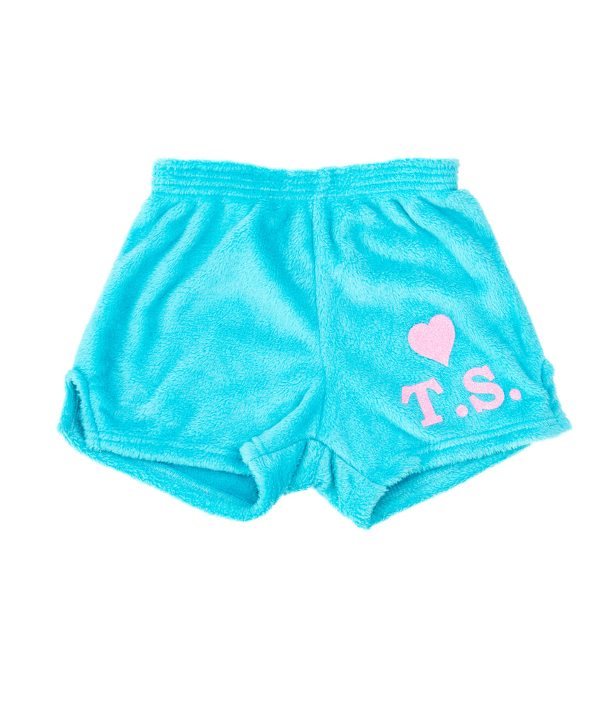 Made with Love and Kisses T.S.Heart/Swiftie Shorts Accessories Made with Love and Kisses Turquoise Y/4/5 