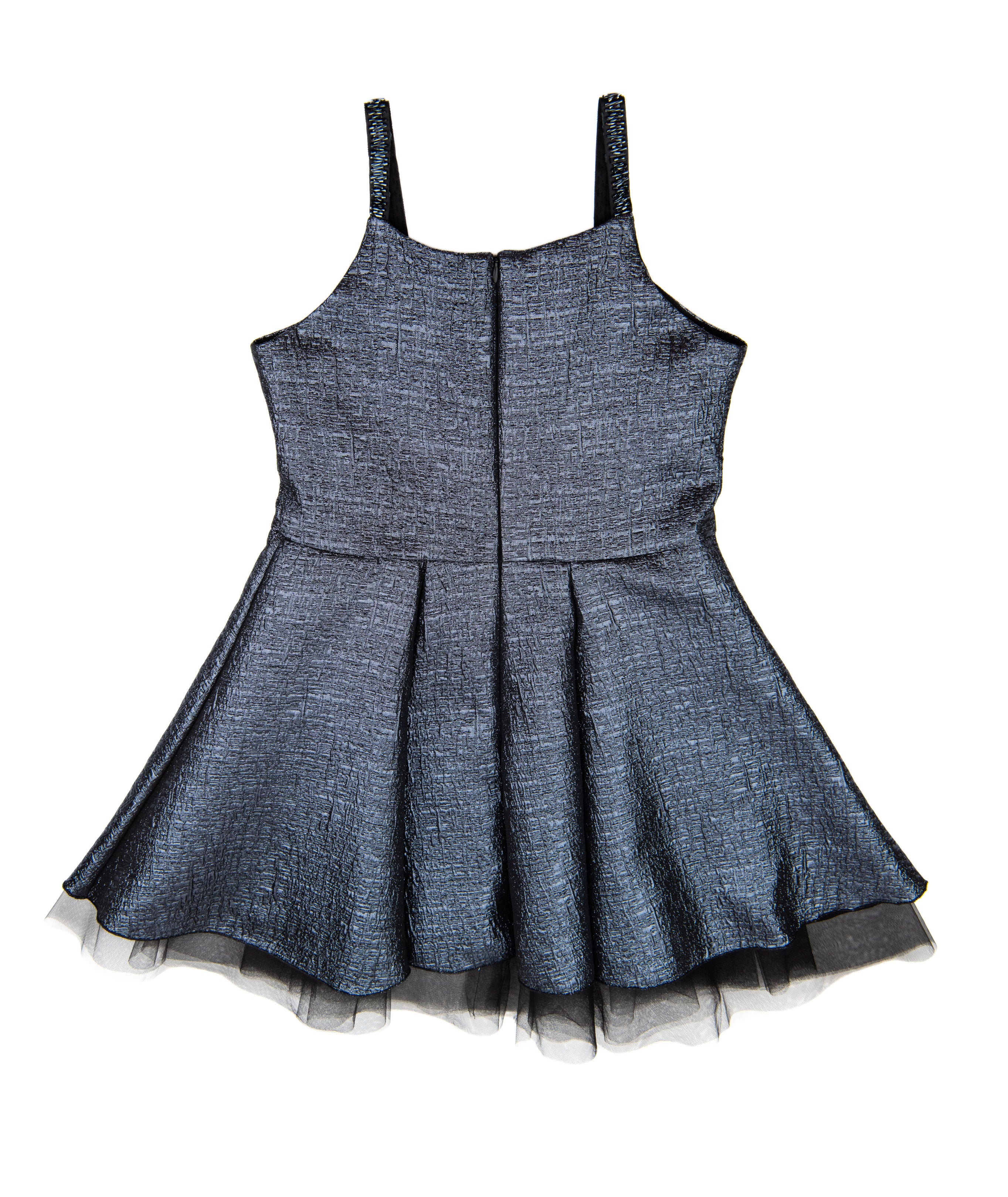 Zoe Ltd. Girls Henley Slate Party Dress Girls Special Dresses Zoe Ltd.