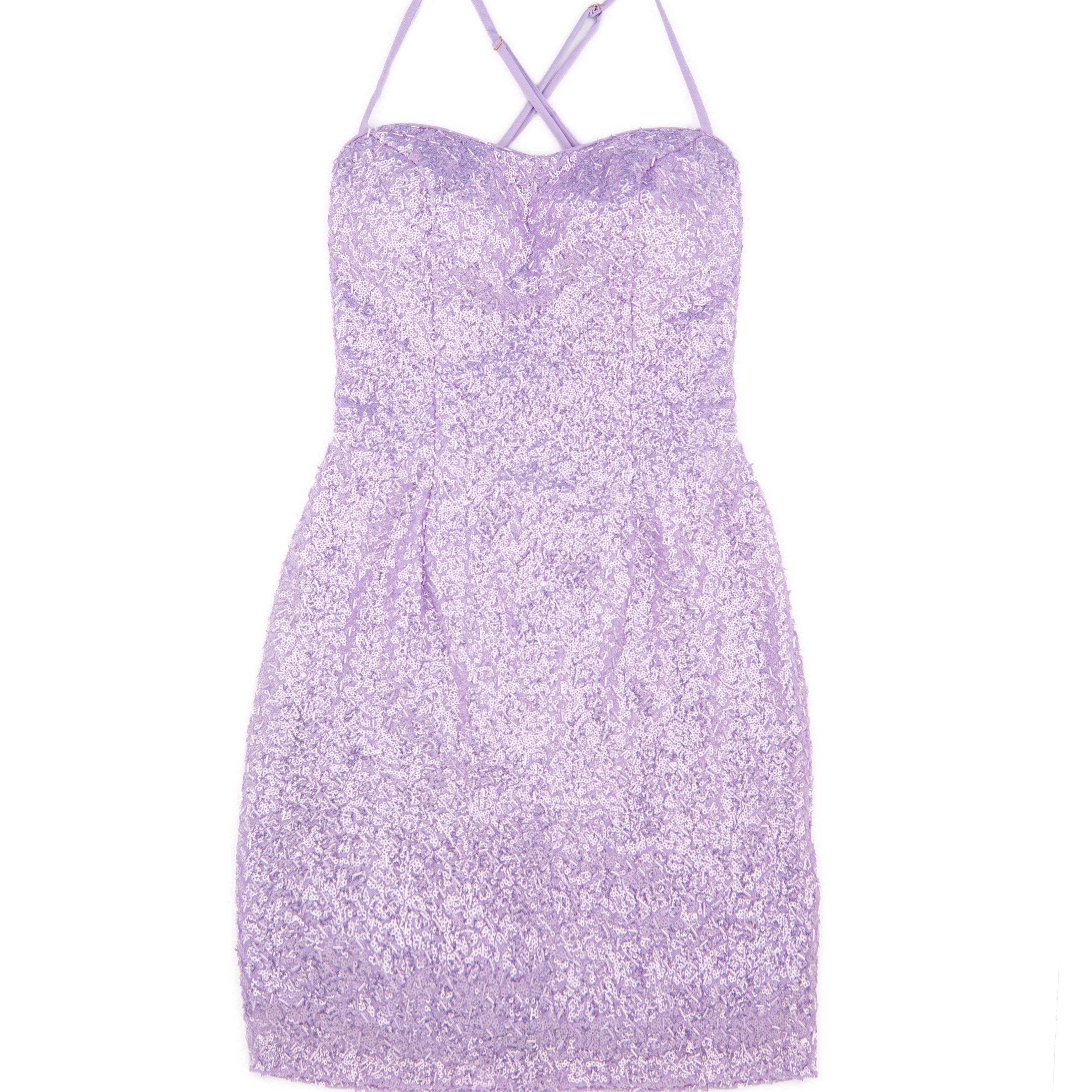 Alyce Women Light Orchid Macy Sequin Lace Up Dress Girls Special Dresses Alyce Purple Juniors/Women 000