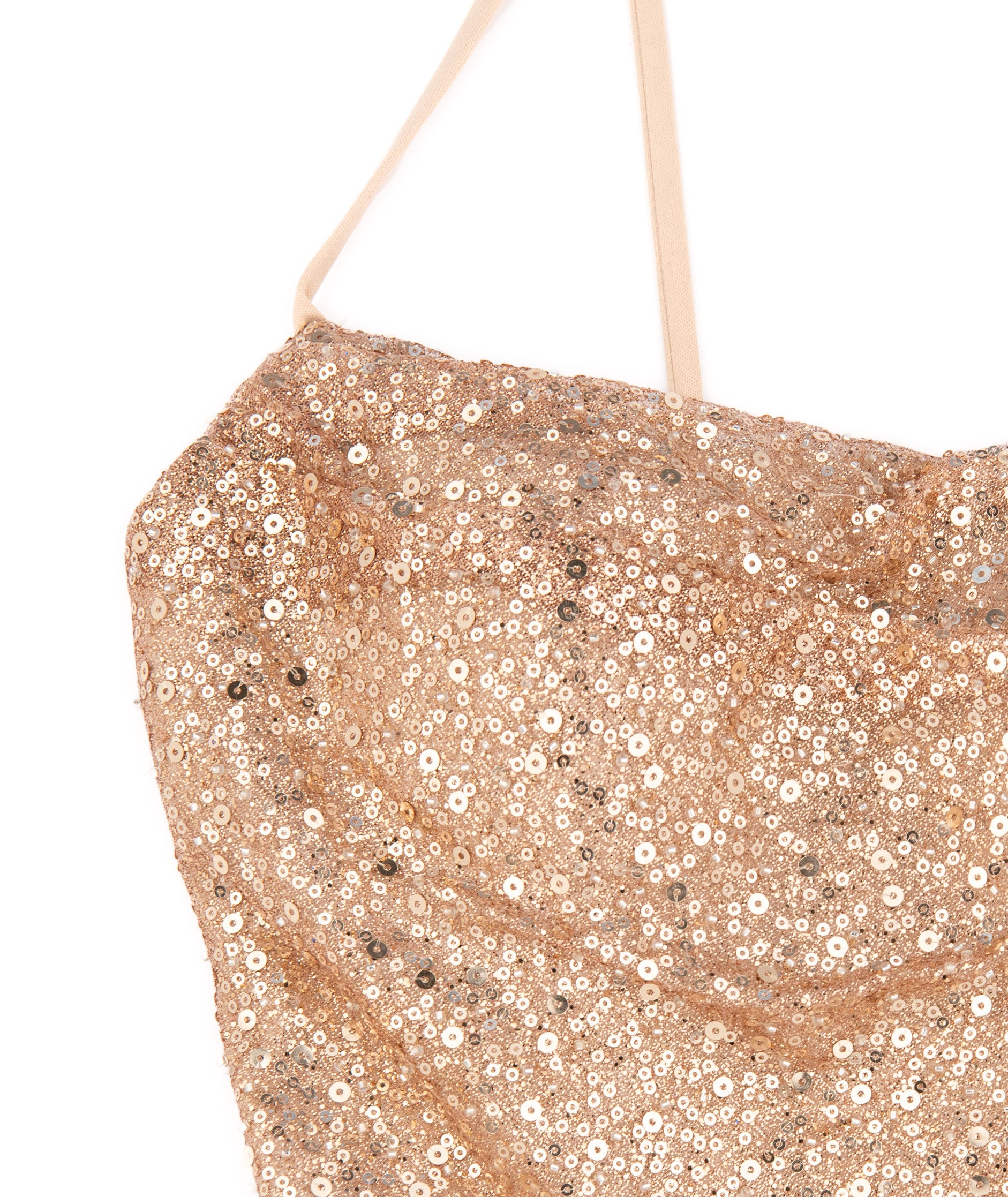 Alyce Women Gold Lila Sequin Lace Up Straight Dress Girls Special Dresses Alyce