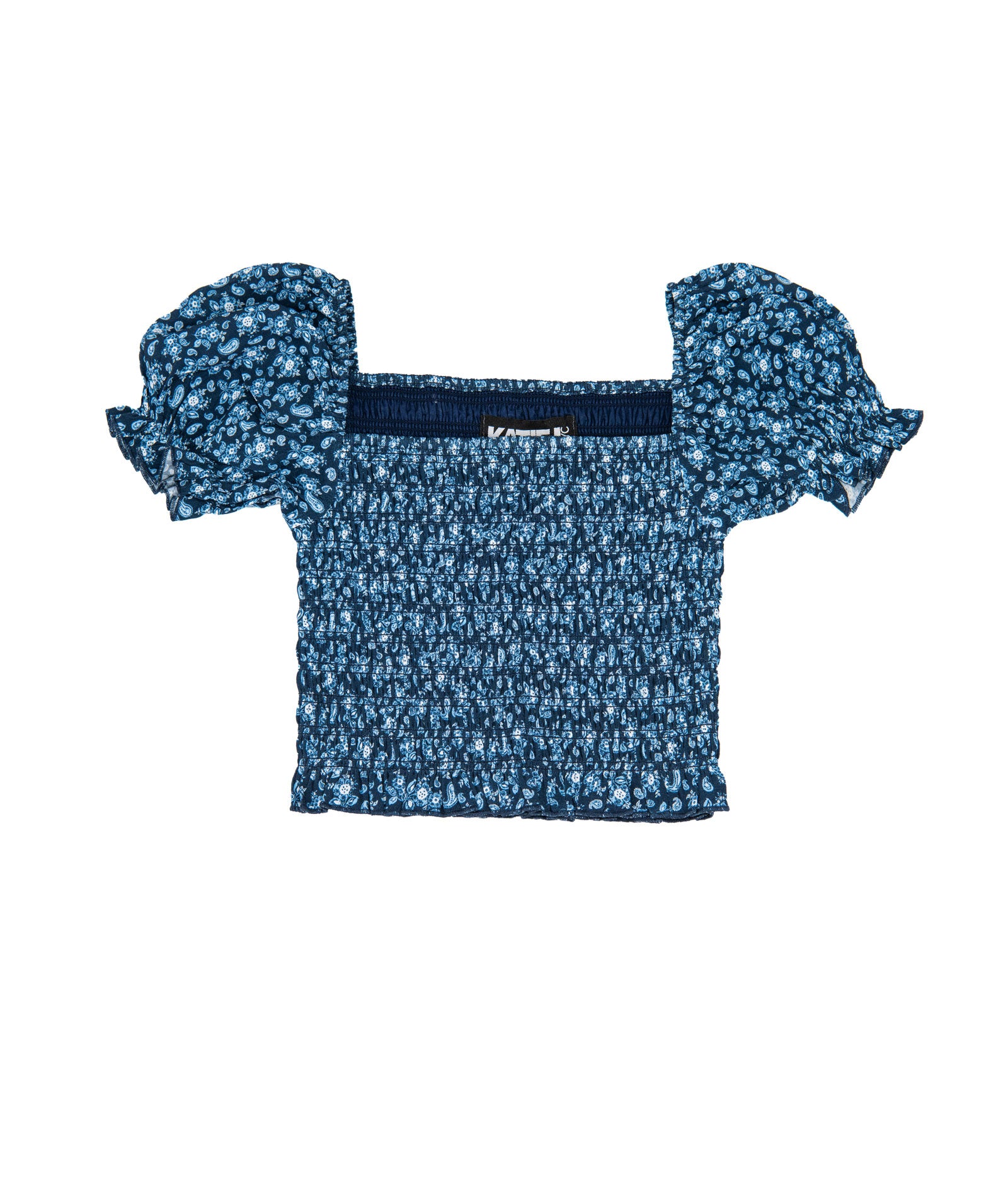 Katie J NYC Girls Navy Floral Paisley Marlee Top Girls Casual Tops Katie J NYC