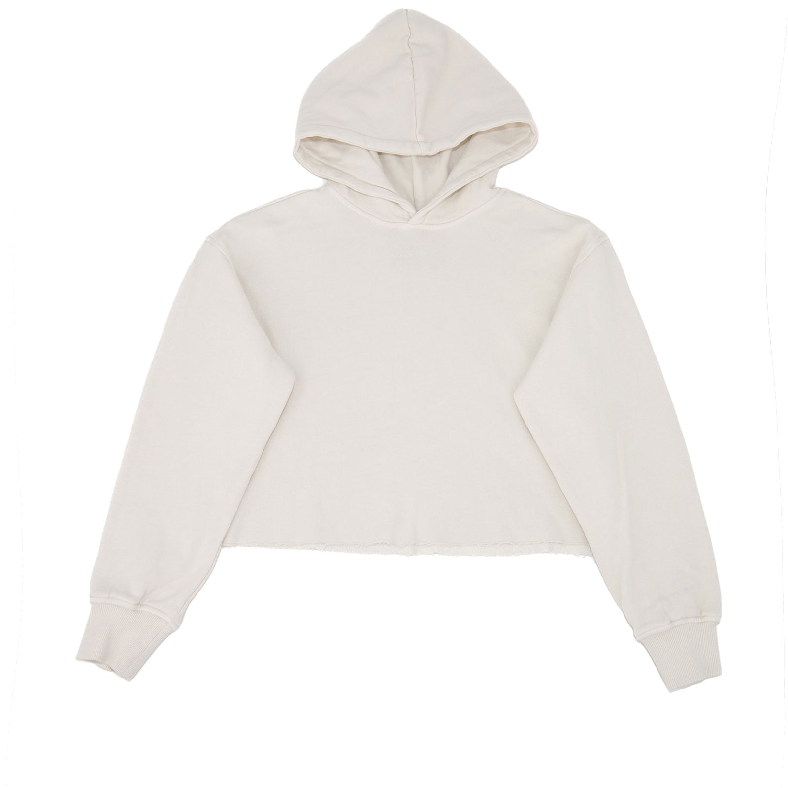 Katie J NYC Girls Cody Crop Hoodie Girls Casual Tops Katie J NYC Ecru Y/S (7/8)