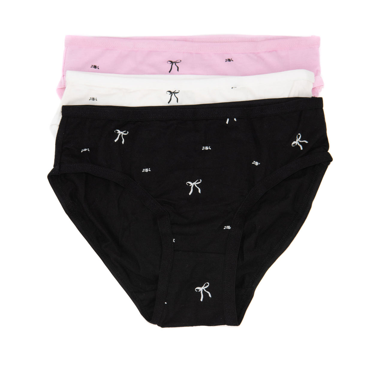 FBZ Girls Set of 3 Underwear Bows Accessories FBZ Flowers By Zoe Multi Y/XXS (5/6)