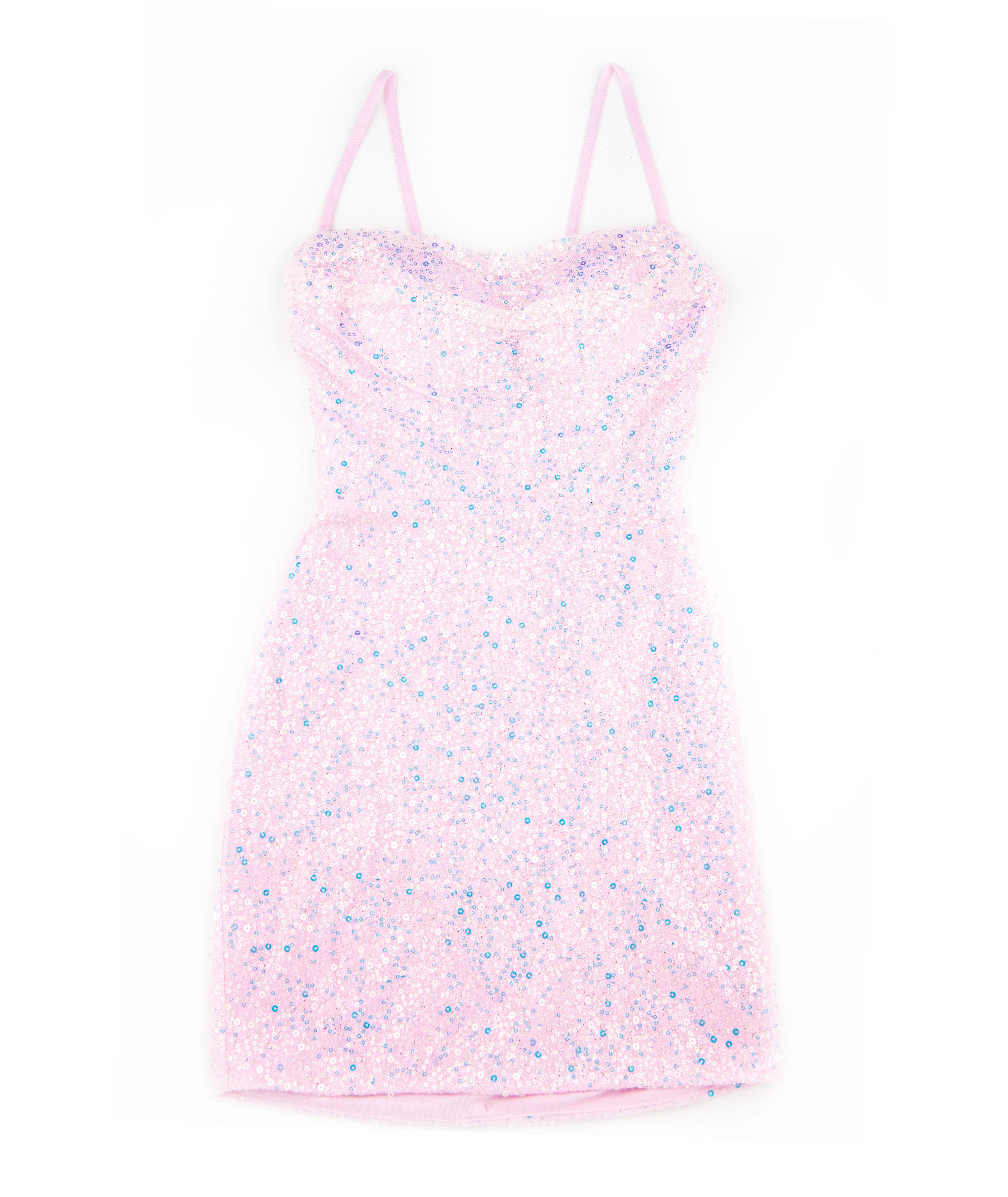 Alyce Women Ballet Pink Lila Sequin Lace Up Straight Dress Girls Special Dresses Alyce Light Pink Juniors/Women 000