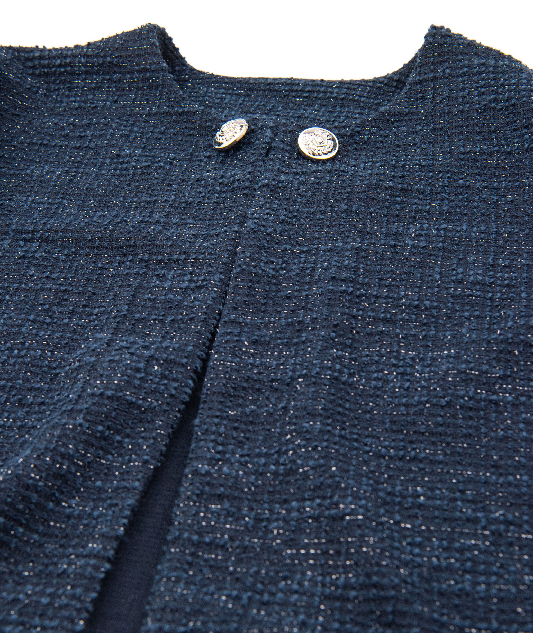 By Debra Girls Jackie Navy Boucle Jacket Girls Special Tops By Debra