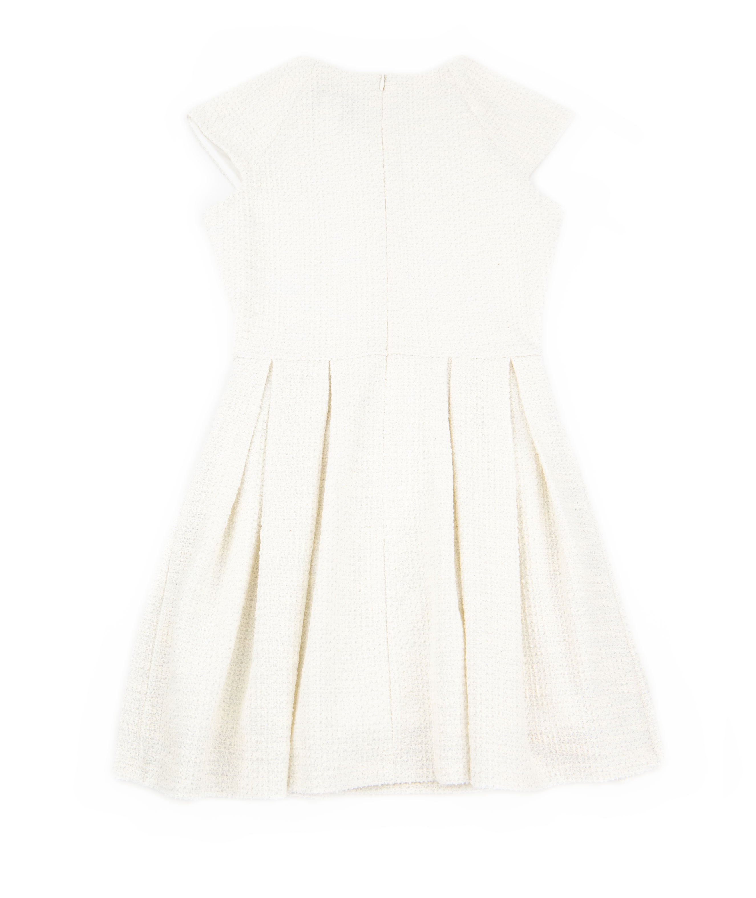 By Debra Girls Ali Ivory Boucle Cap Sleeve Box Pleat Dress Girls Special Dresses By Debra