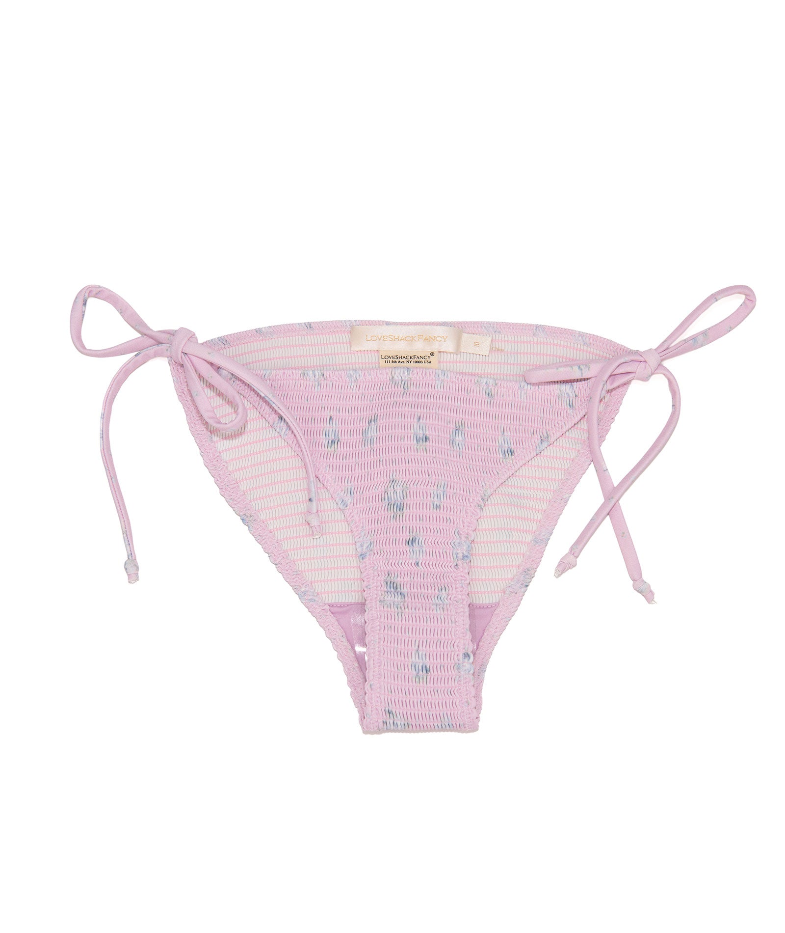 Love Shack Fancy Girls Asta Bikini Lilac Ice Accessories Love Shack Fancy