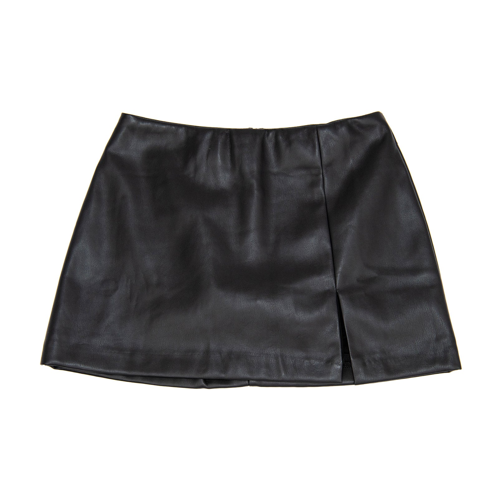 8apart Women Paula Vegan Leather Skirt With Slit