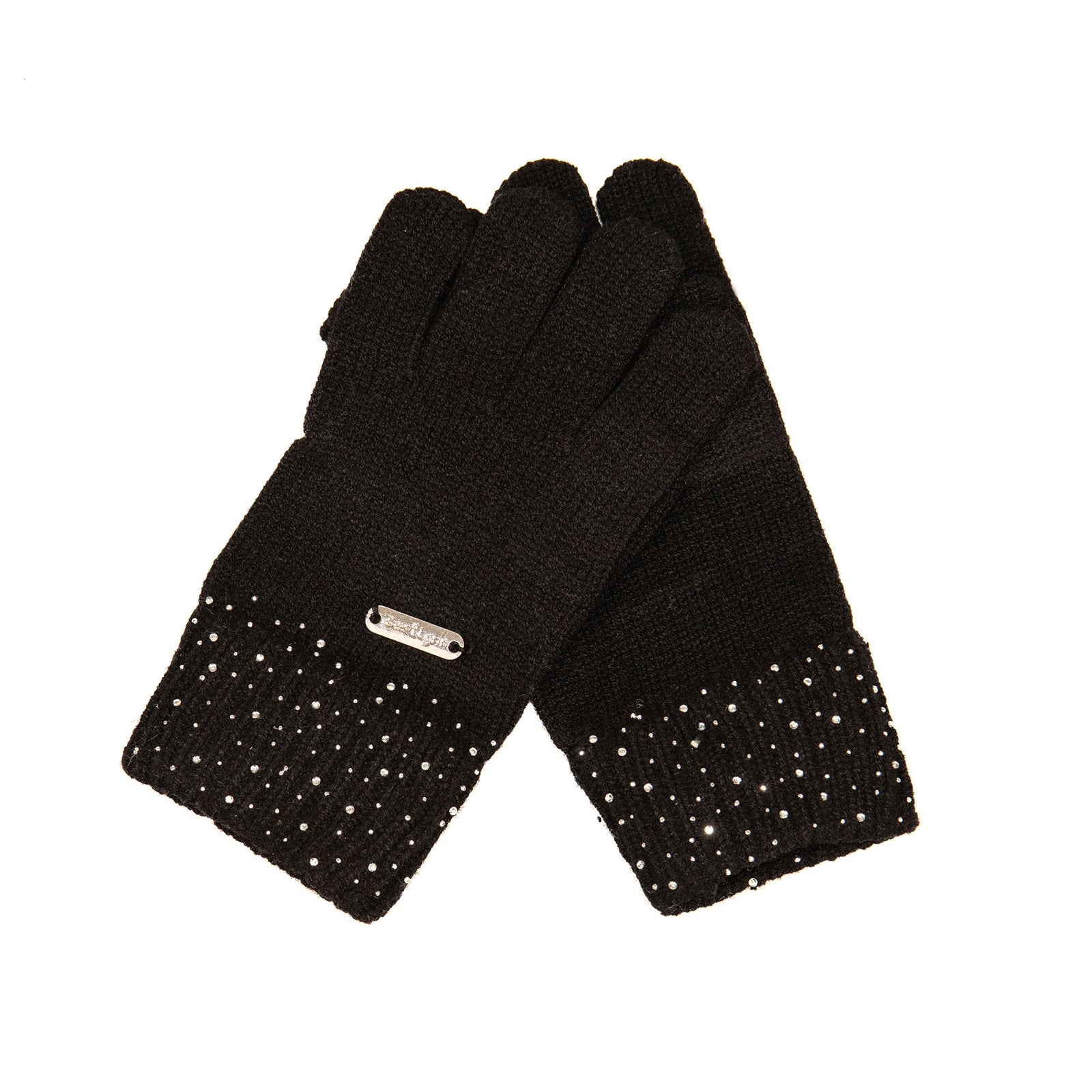 Pearl and Crystal Winter Gloves Women