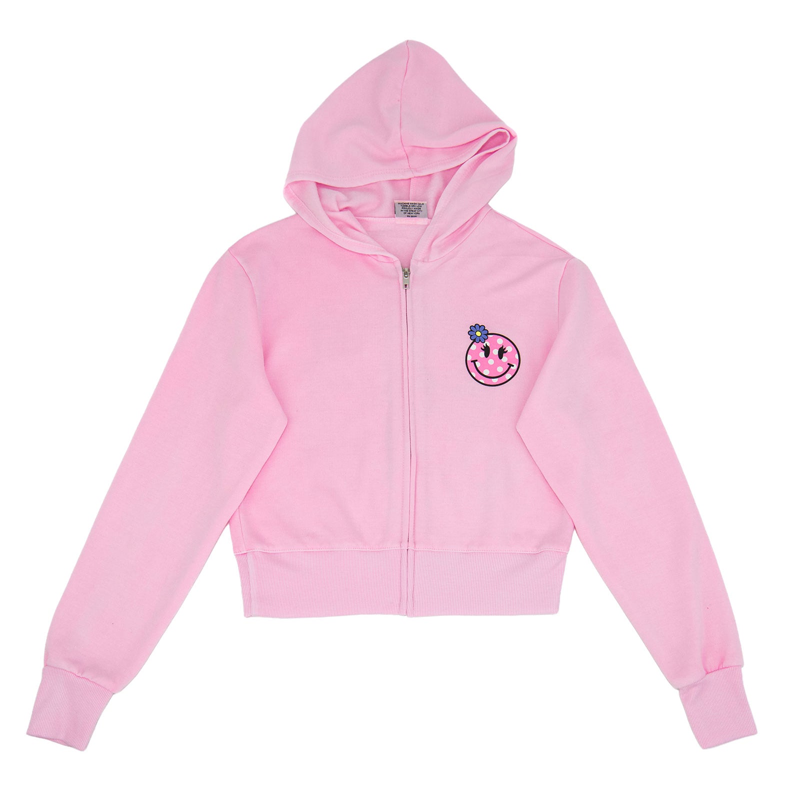 Firehouse Girls Polka Dot Smiley Zip Hoodie