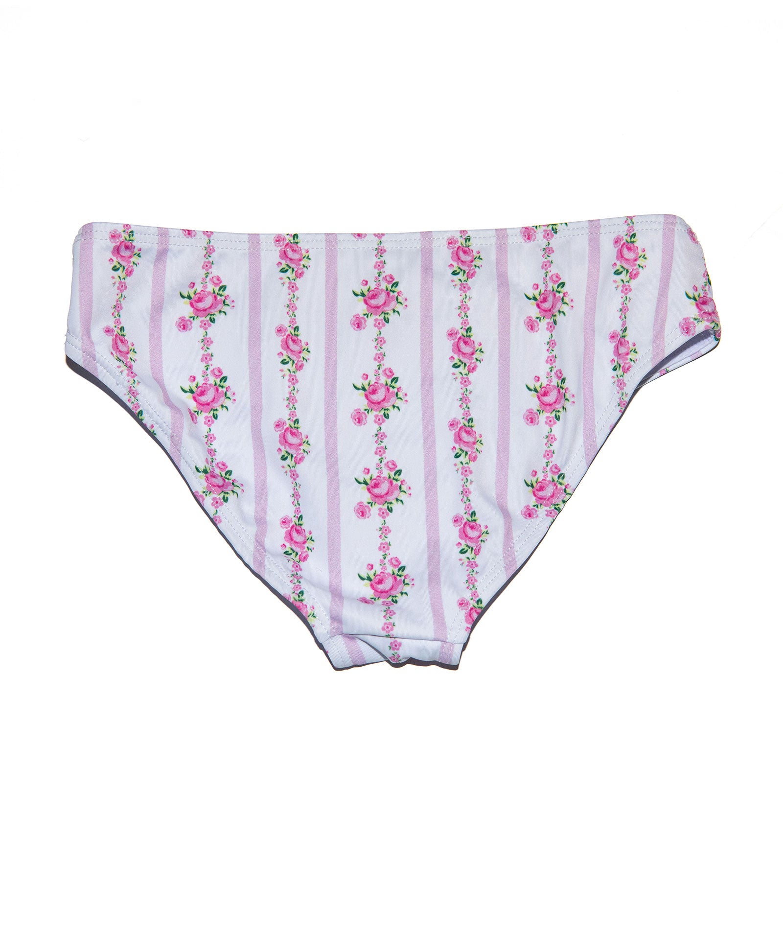 FBZ Girls Pink Stripe Floral Bikini Accessories FBZ Flowers By Zoe