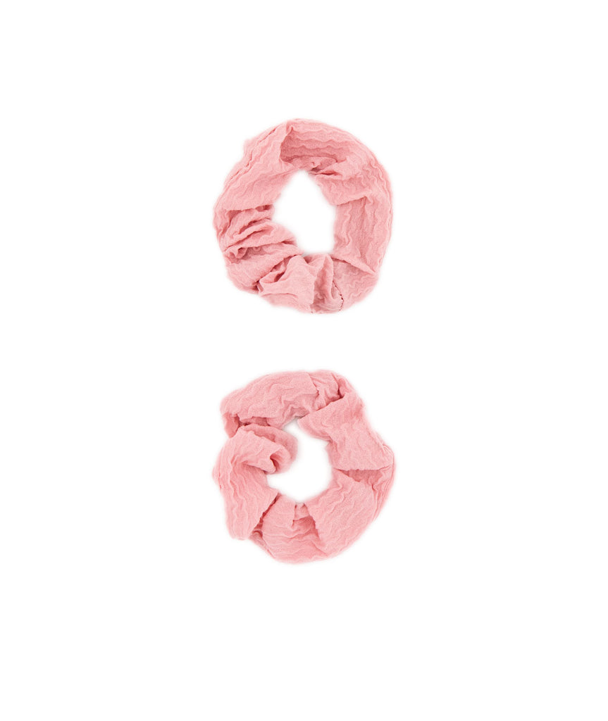 Assorted Pink Patterns and Textures Scrunchies Accessories Frankie's Exclusives Scrunch Pink  