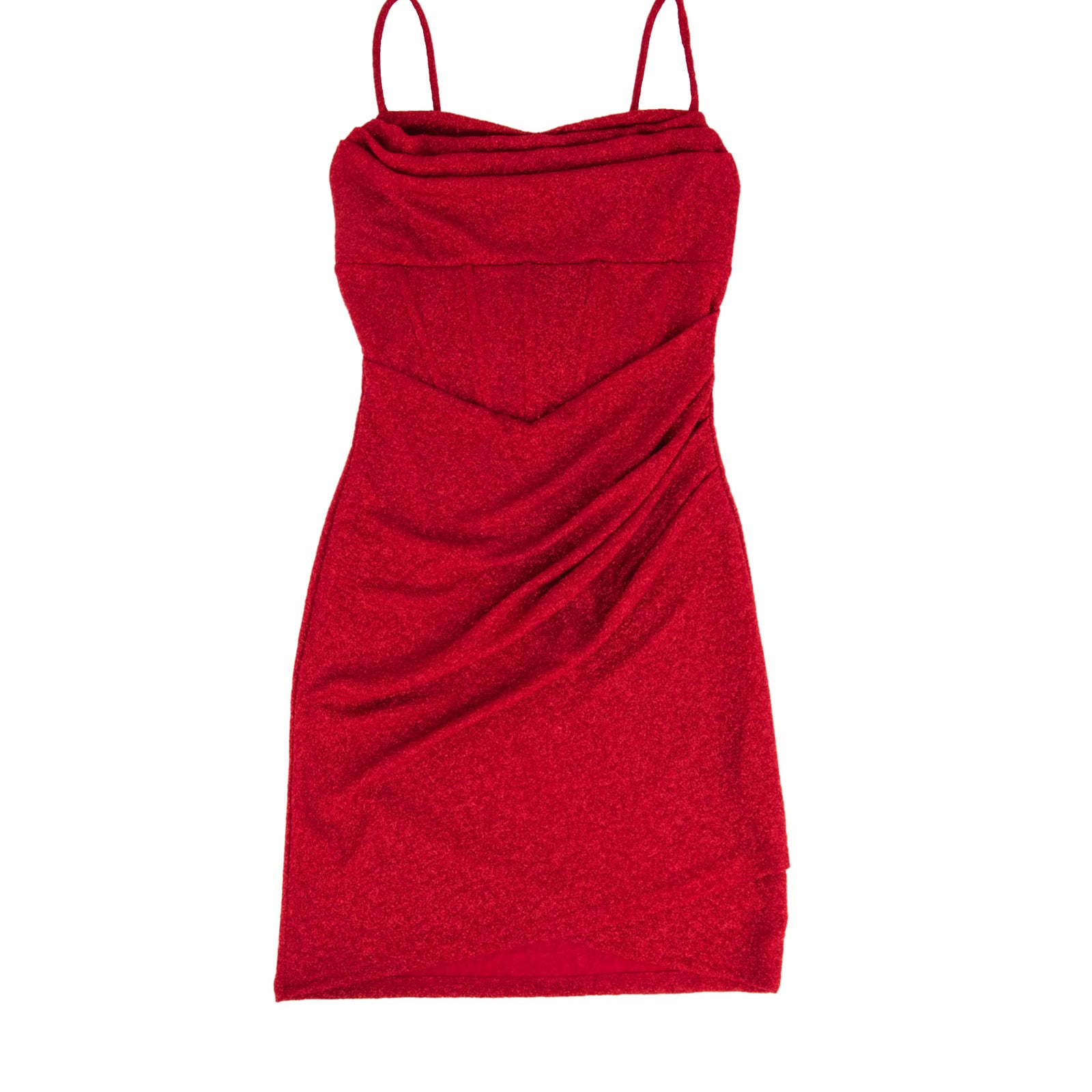 8apart Women Nichole Glitter Stretch Mini Dress