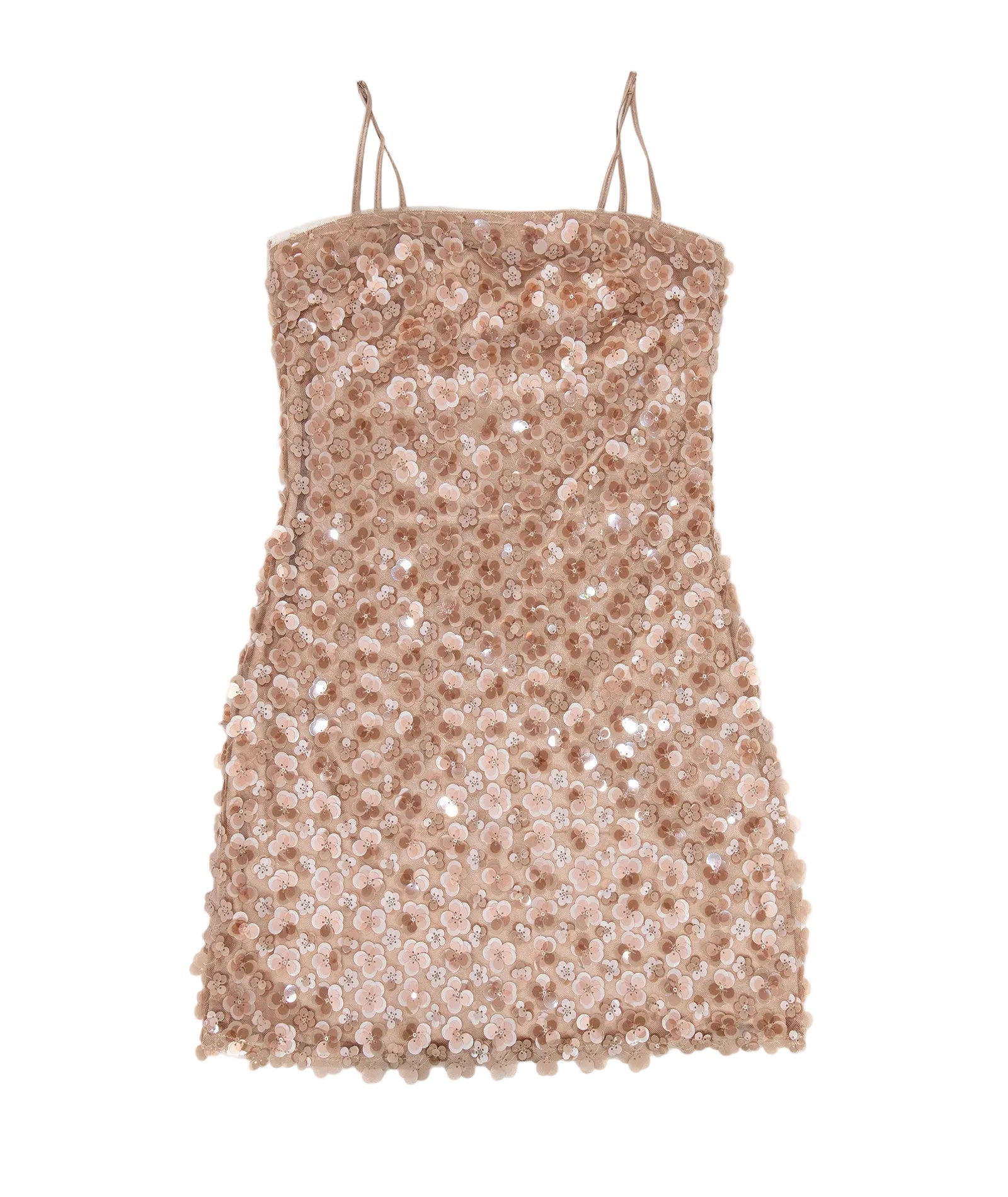 8apart Women Roxie Floral Sequin Mini Dress Womens Casual Dresses 8apart Beige Juniors/Women S