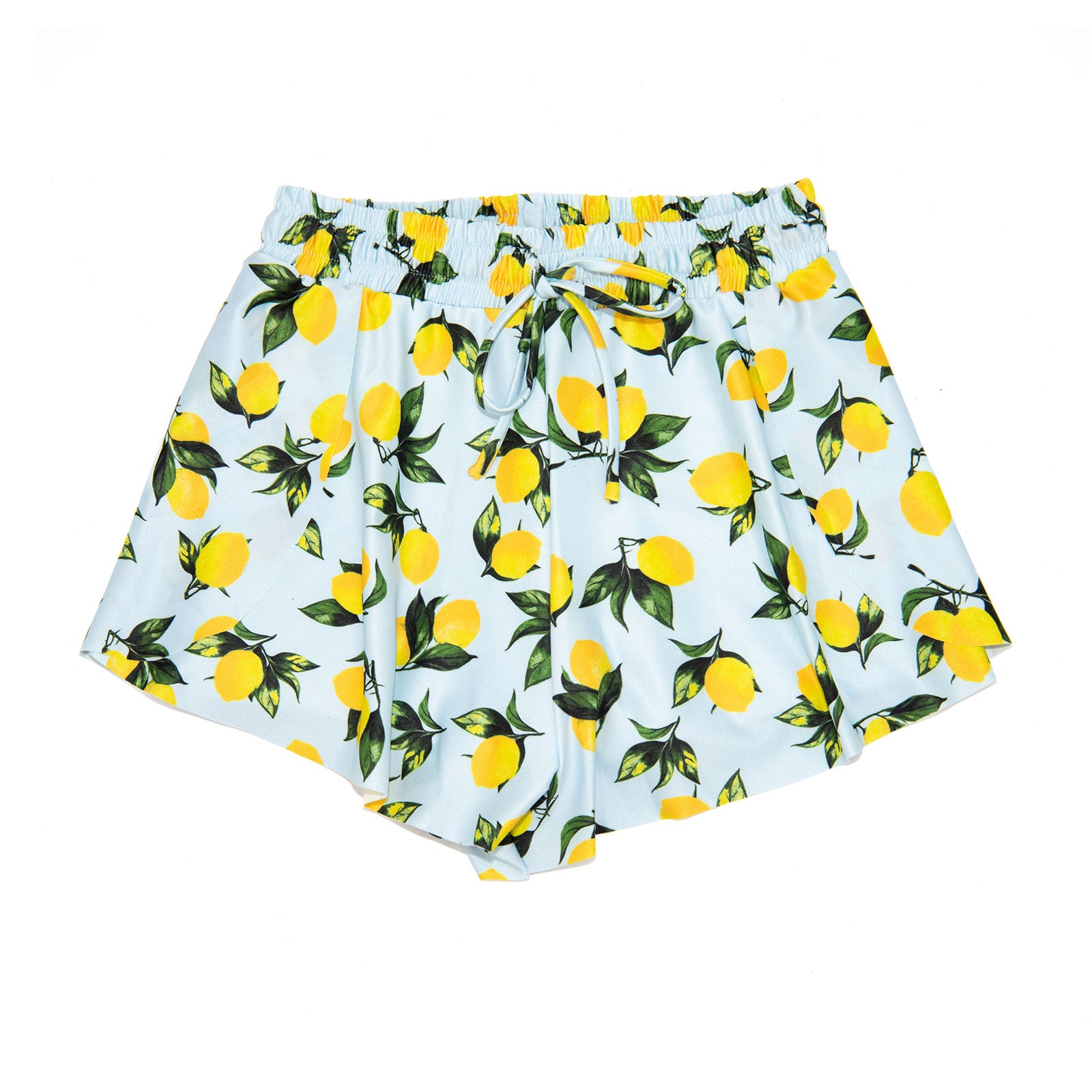 FBZ Girls Lemon Butterfly Shorts Girls Casual Bottoms FBZ Flowers By Zoe Light Blue Y/6
