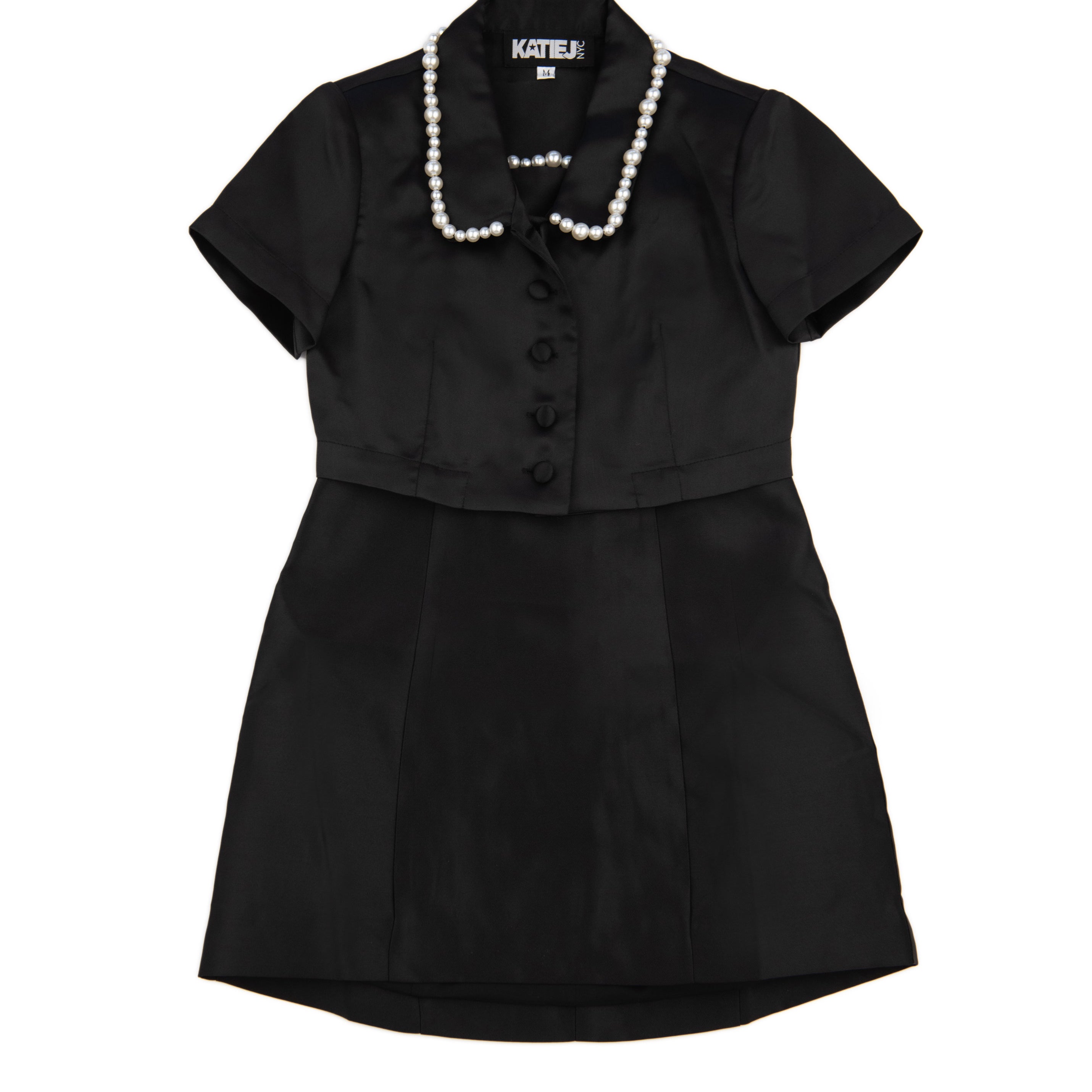 Katie J NYC Girls Audrey Dress Girls Special Dresses Katie J NYC Black Y/S (7/8)