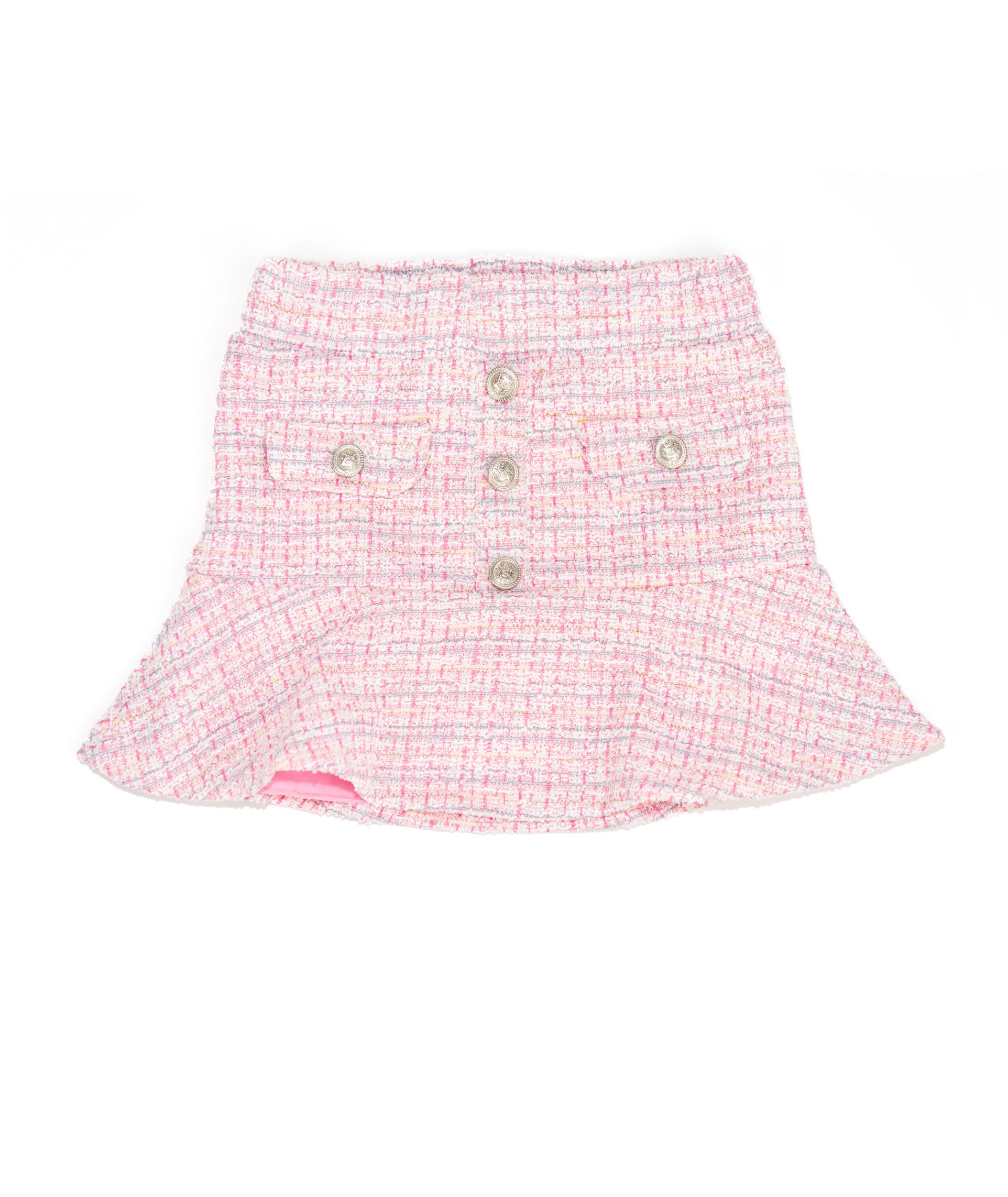 FBZ Girls Posie Pink Tweed Skirt Girls Special Bottoms FBZ Flowers By Zoe