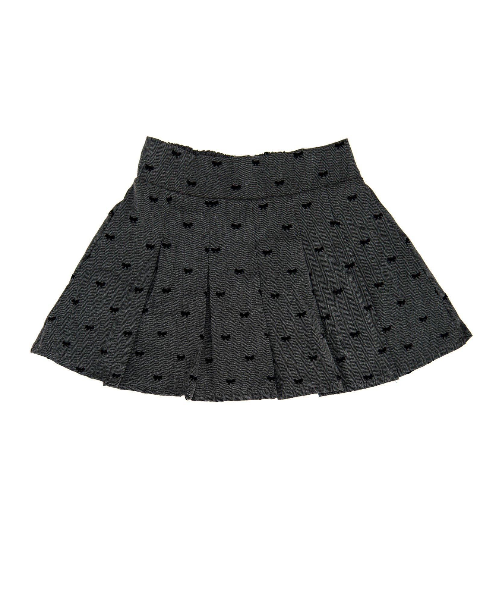 FBZ Girls Marlowe Gabardine Bow Pleated Skort Girls Special Bottoms FBZ Flowers By Zoe