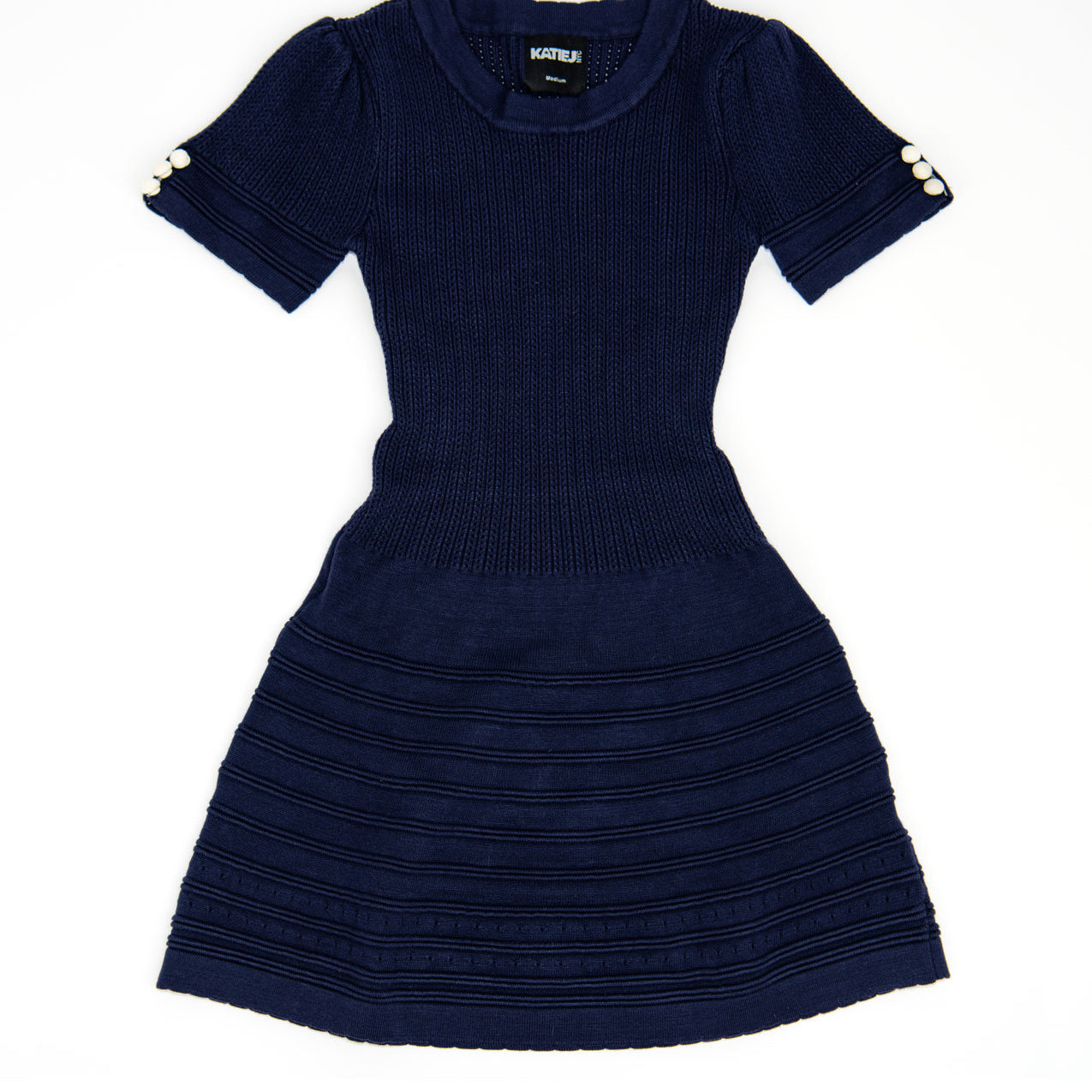 Katie J NYC Girls Abigail Dress Girls Special Dresses Katie J NYC Evening Blue Y/S (7/8)