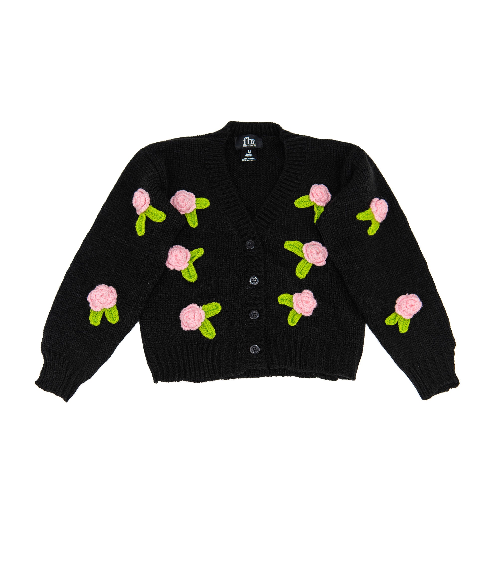 FBZ Girls Chandler Flower Cardigan Girls Casual Tops FBZ Flowers By Zoe