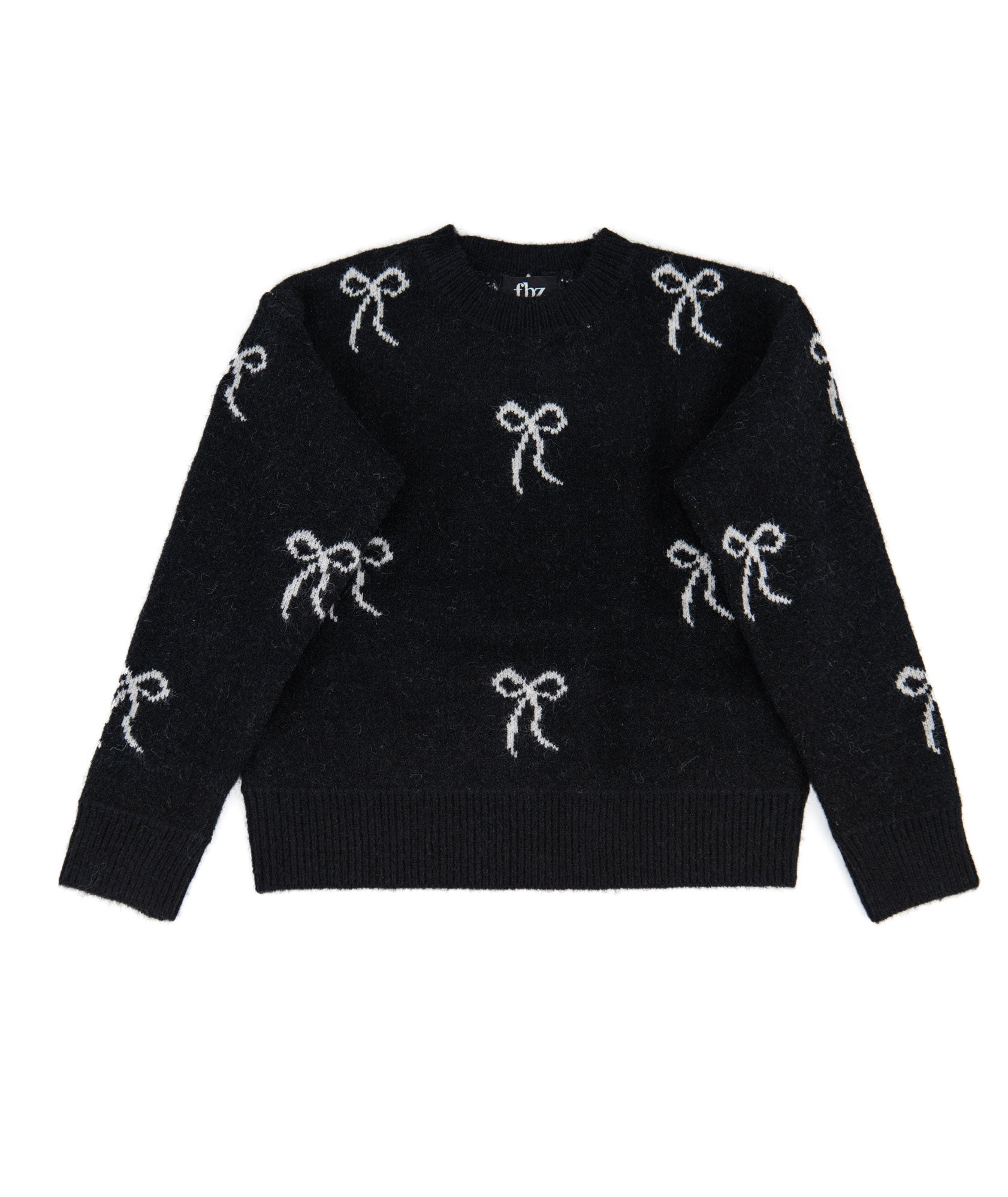 FBZ Girls Camryn Bows Sweater Girls Casual Tops FBZ Flowers By Zoe