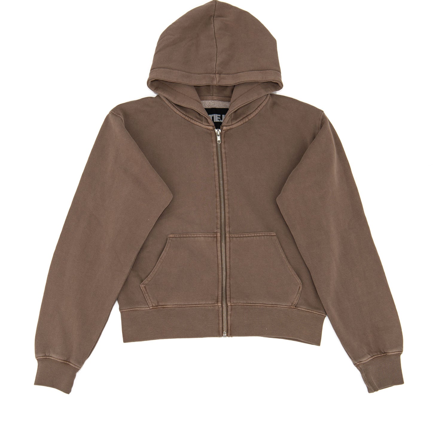 Katie J NYC Girls Cody Zip Hoodie Girls Casual Tops Katie J NYC Mushroom Y/S (7/8)