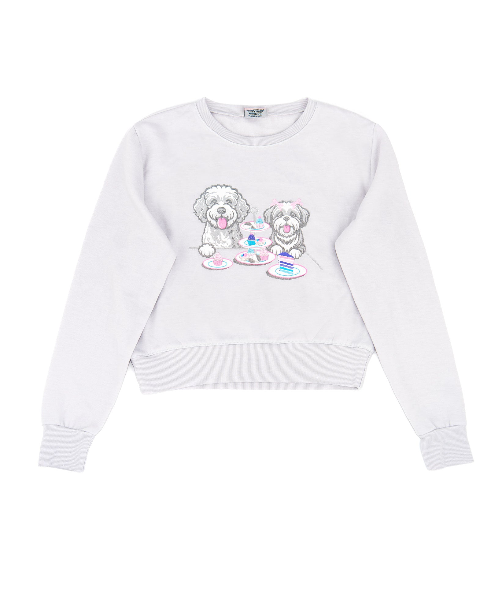 Firehouse Girls Pup Party Sweatshirt Clay Girls Casual Tops Firehouse Clay Y/2/3