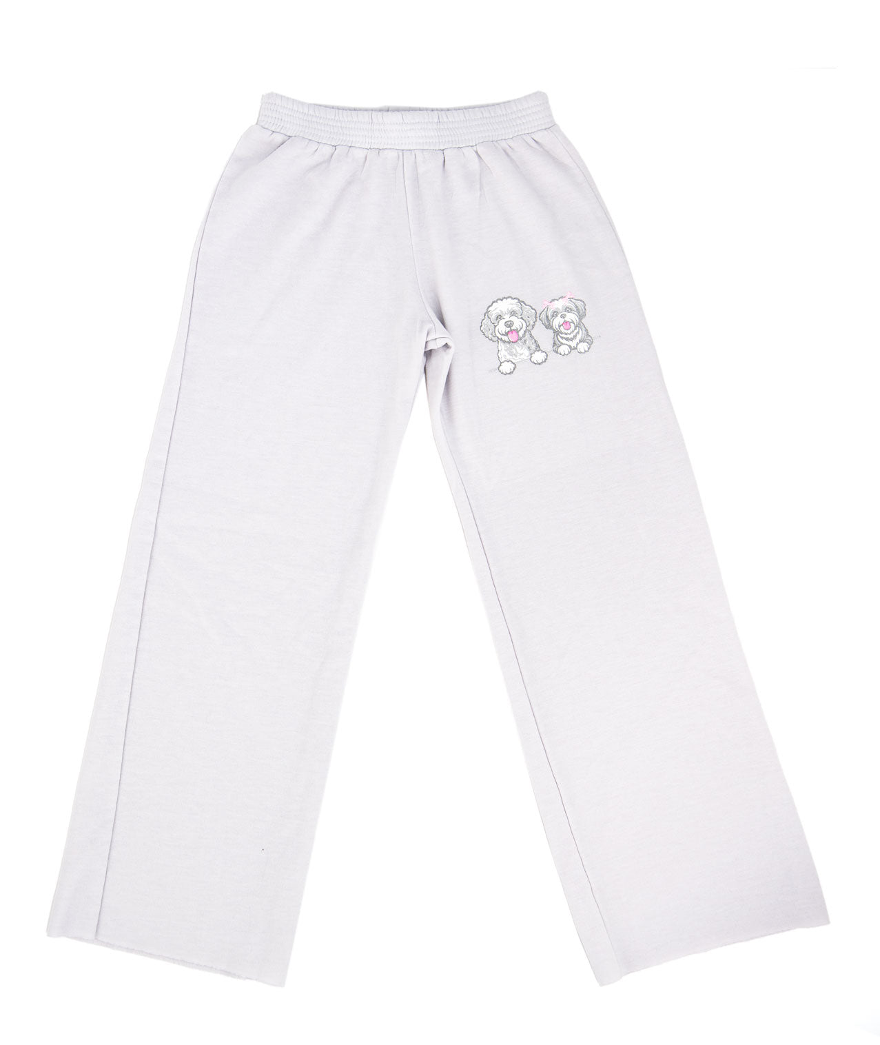 Firehouse Girls Pup Party Wide Leg Sweatpants Clay Girls Casual Bottoms Firehouse Clay Y/2/3