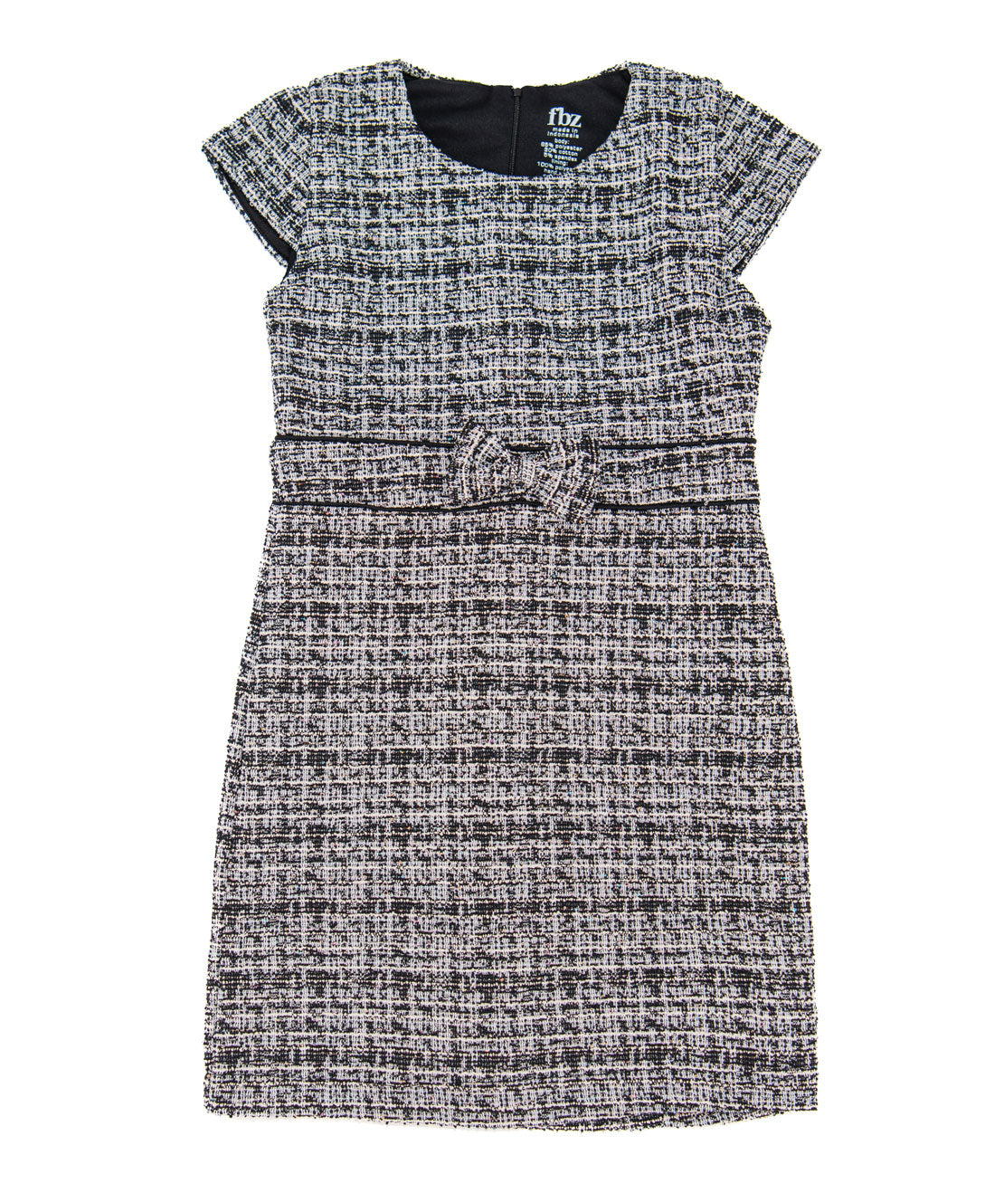 FBZ Girls Ellerie Tweed Bow Dress Girls Special Dresses FBZ Flowers By Zoe