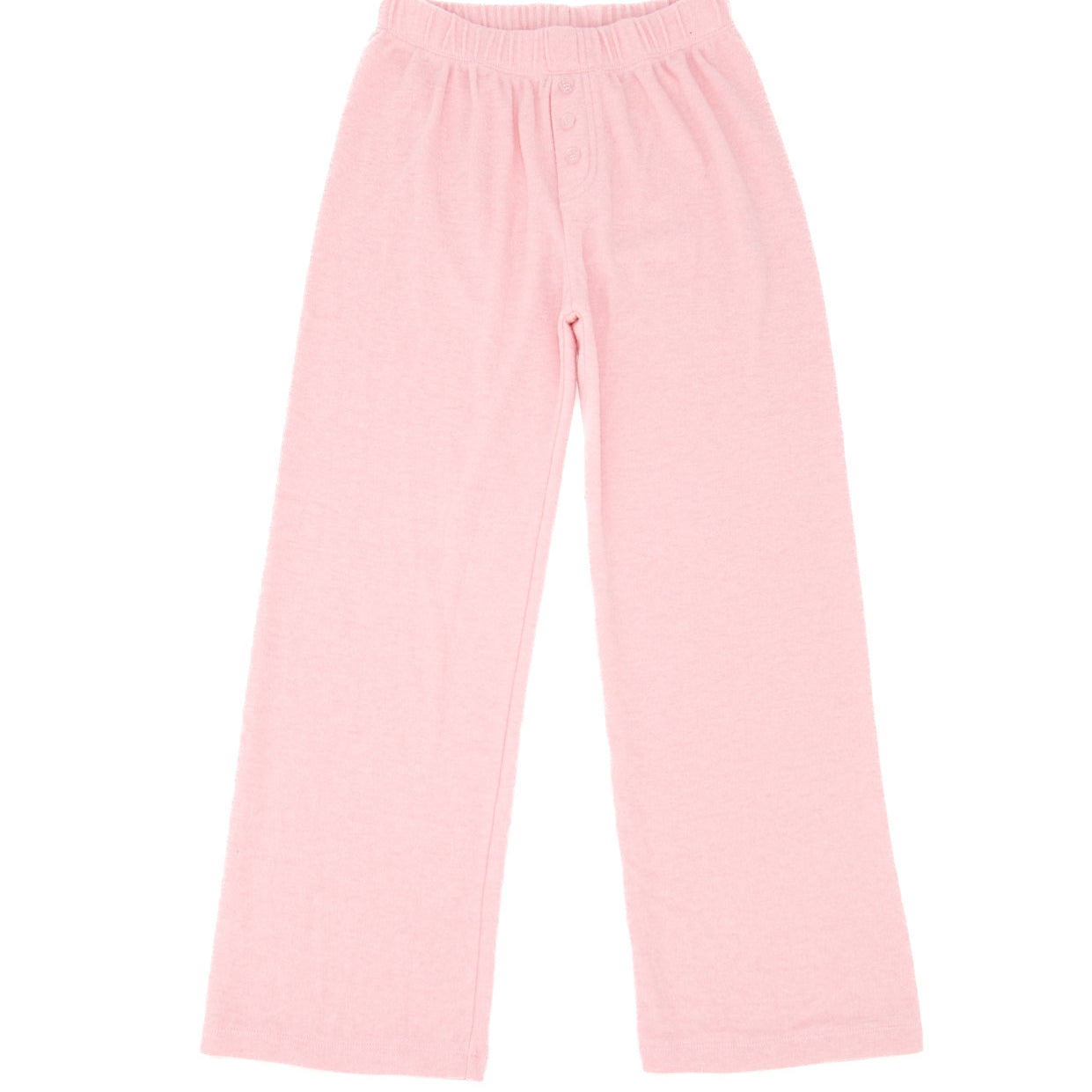 FBZ Girls Binx Hacci Lounge Flare Pants Girls Casual Bottoms FBZ Flowers By Zoe Light Pink Y/S (7/8)