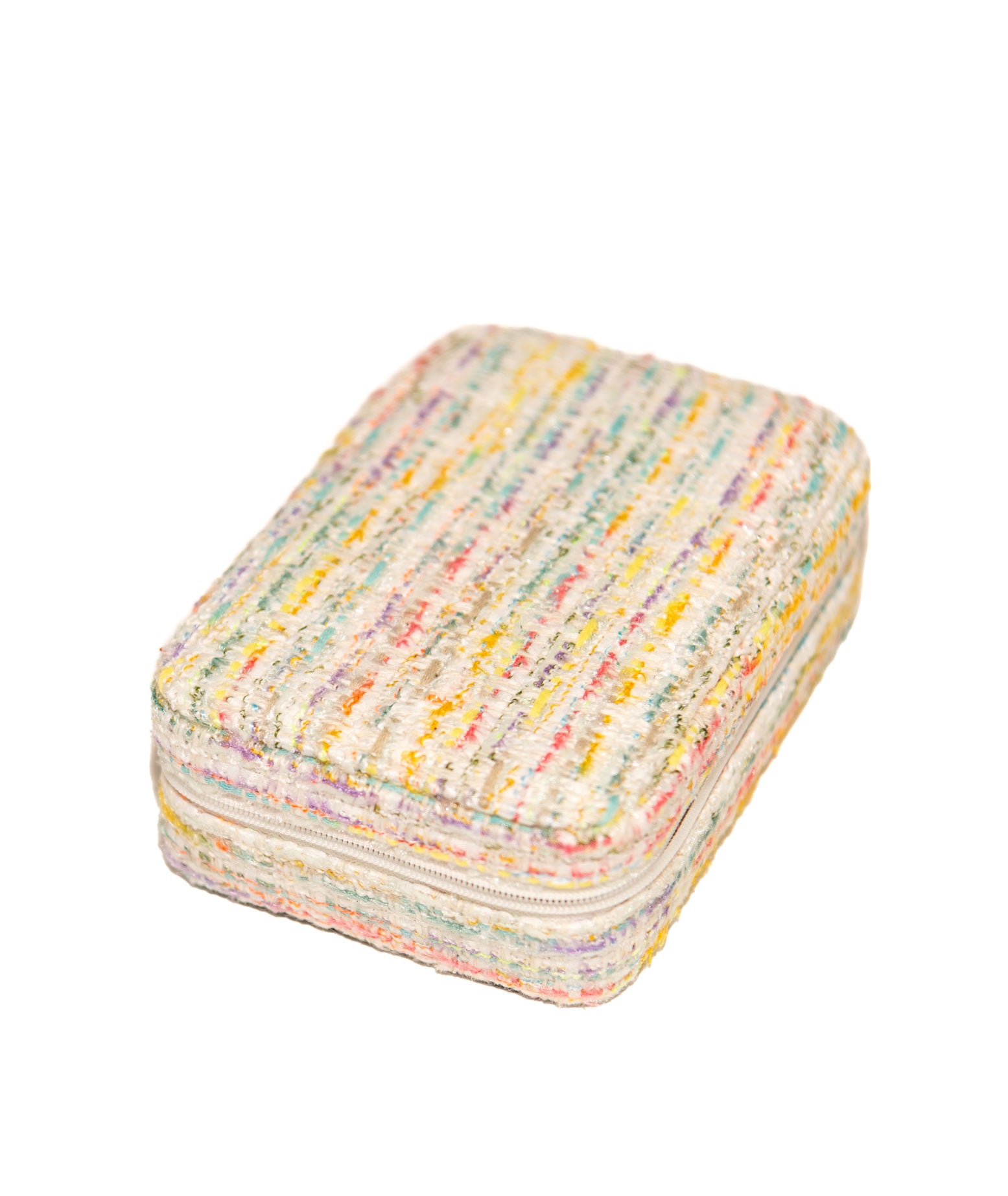 Bari Lynn Jewelry Box Pastel Tweed Small Accessories Bari Lynn Multi