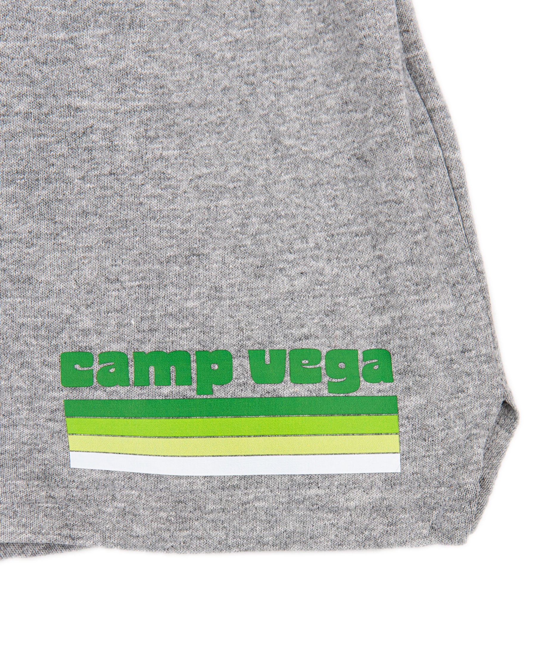 Chunky Lines Heather Grey Camp Shorts Custom Frankie's Custom Shop