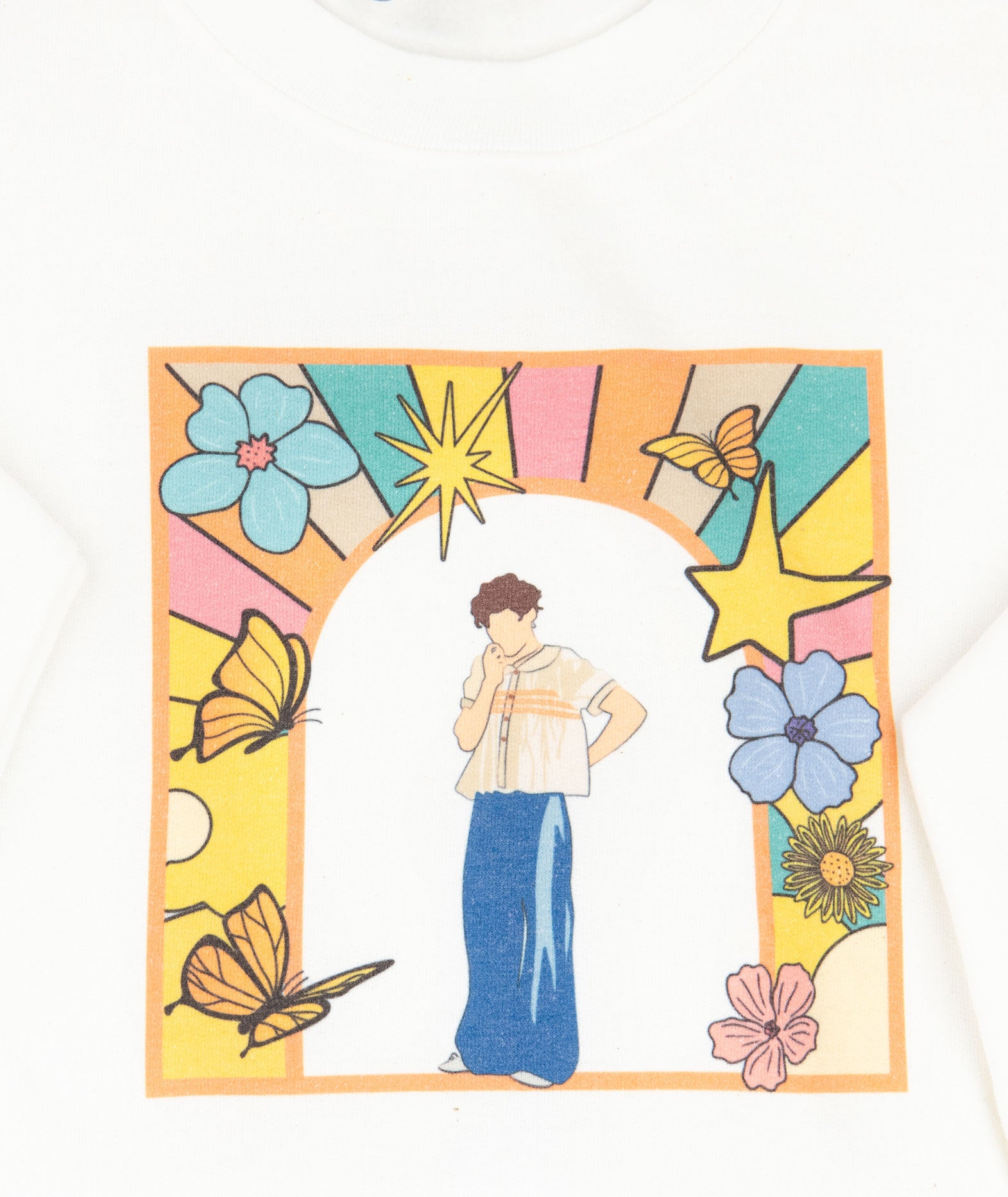 Harry Styles Crew Sweatshirt Distressed/seasonal womens Frankie's Exclusives