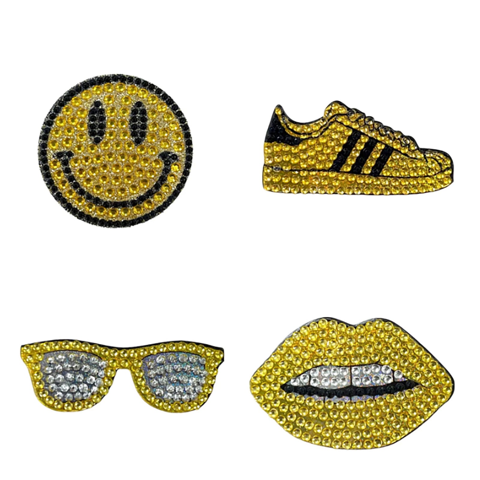 Sticker Beans Yellow Spirit Set of 4 Stickers Accessories Sticker Beans Yellow