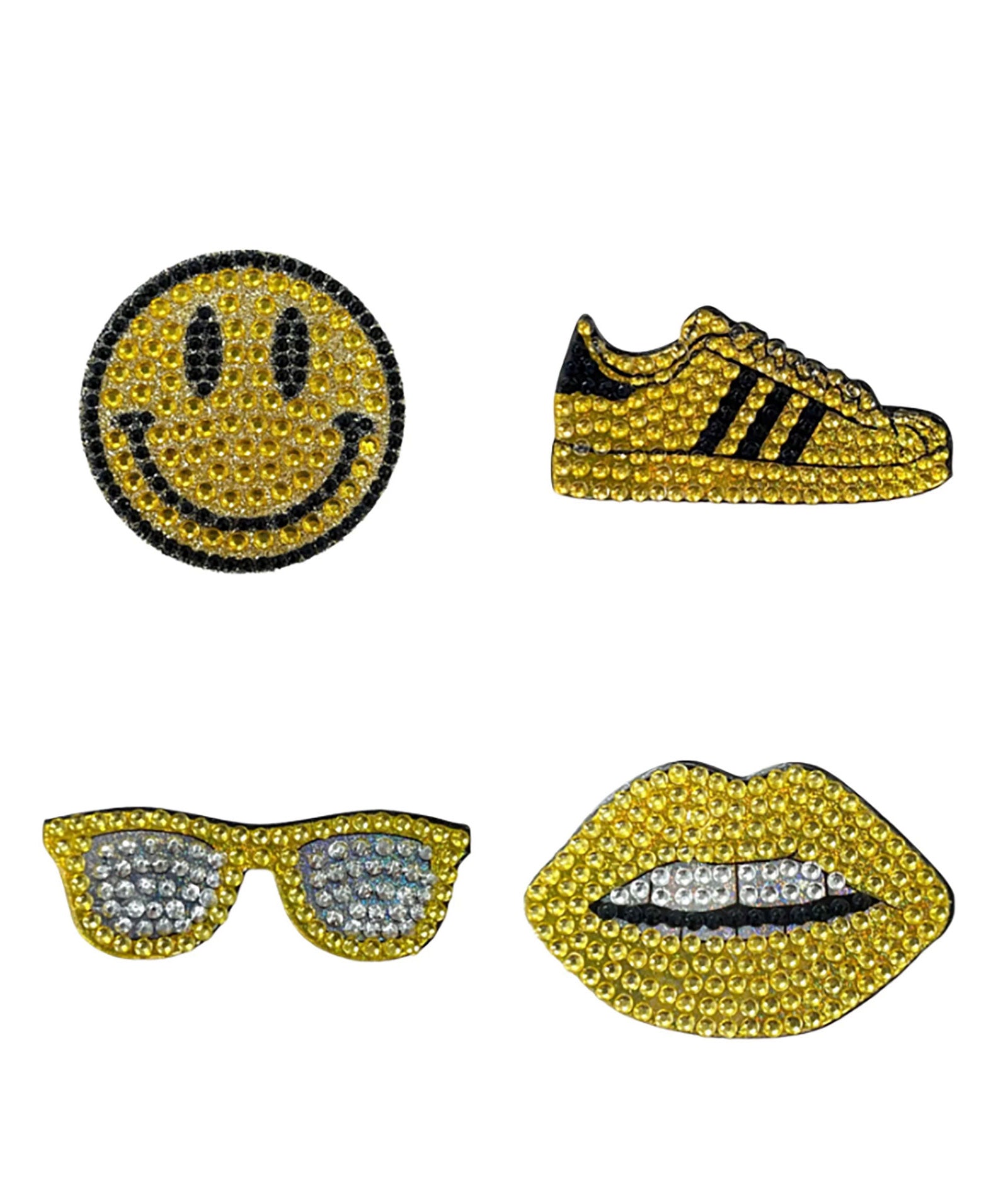 Sticker Beans Yellow Spirit Set of 4 Stickers Accessories Sticker Beans Yellow