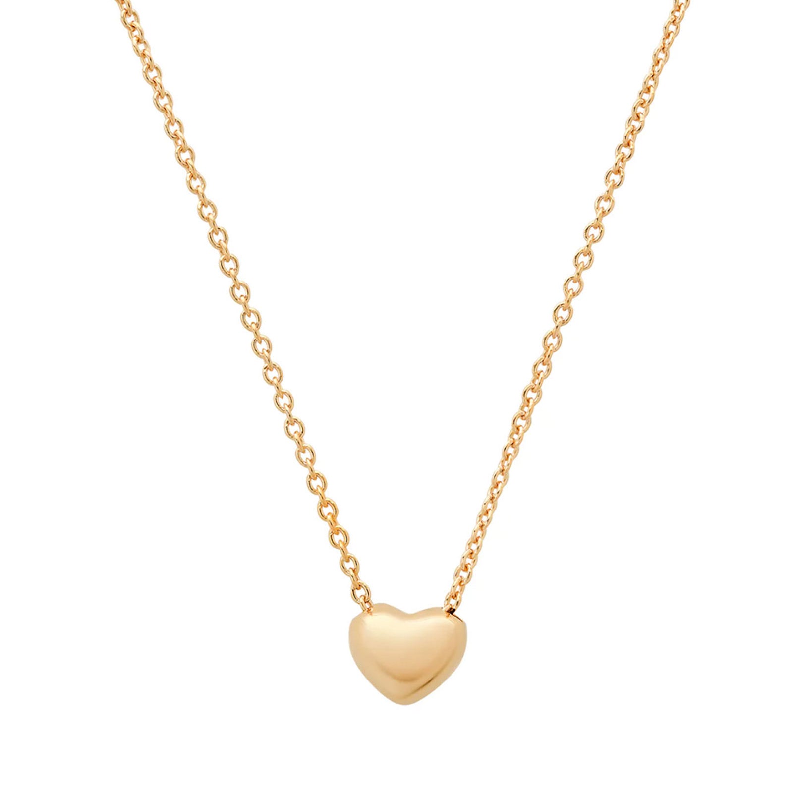 TAI Mini Puffy Heart Necklace Jewelry - Trend TAI Gold