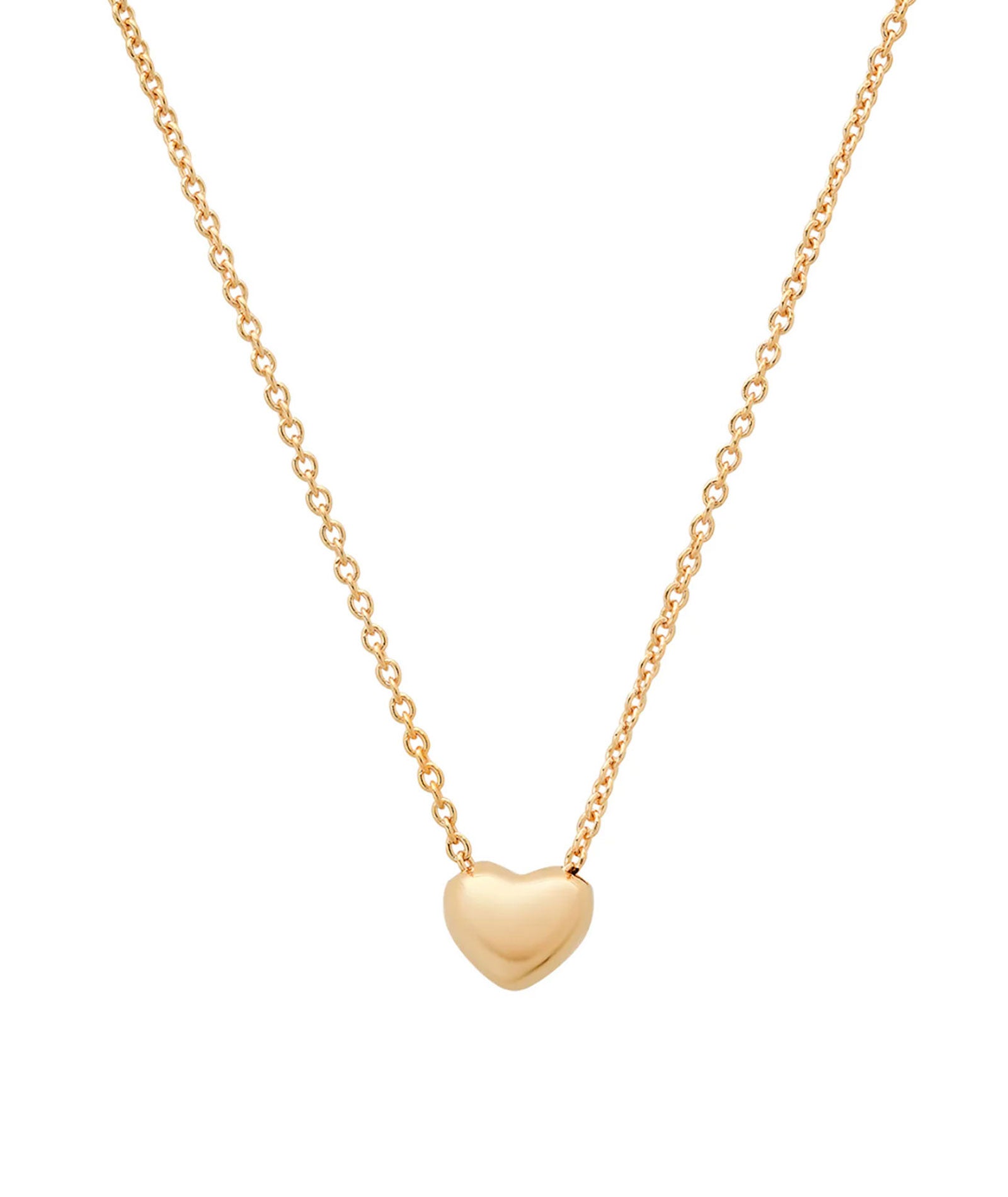 TAI Mini Puffy Heart Necklace Jewelry - Trend TAI Gold