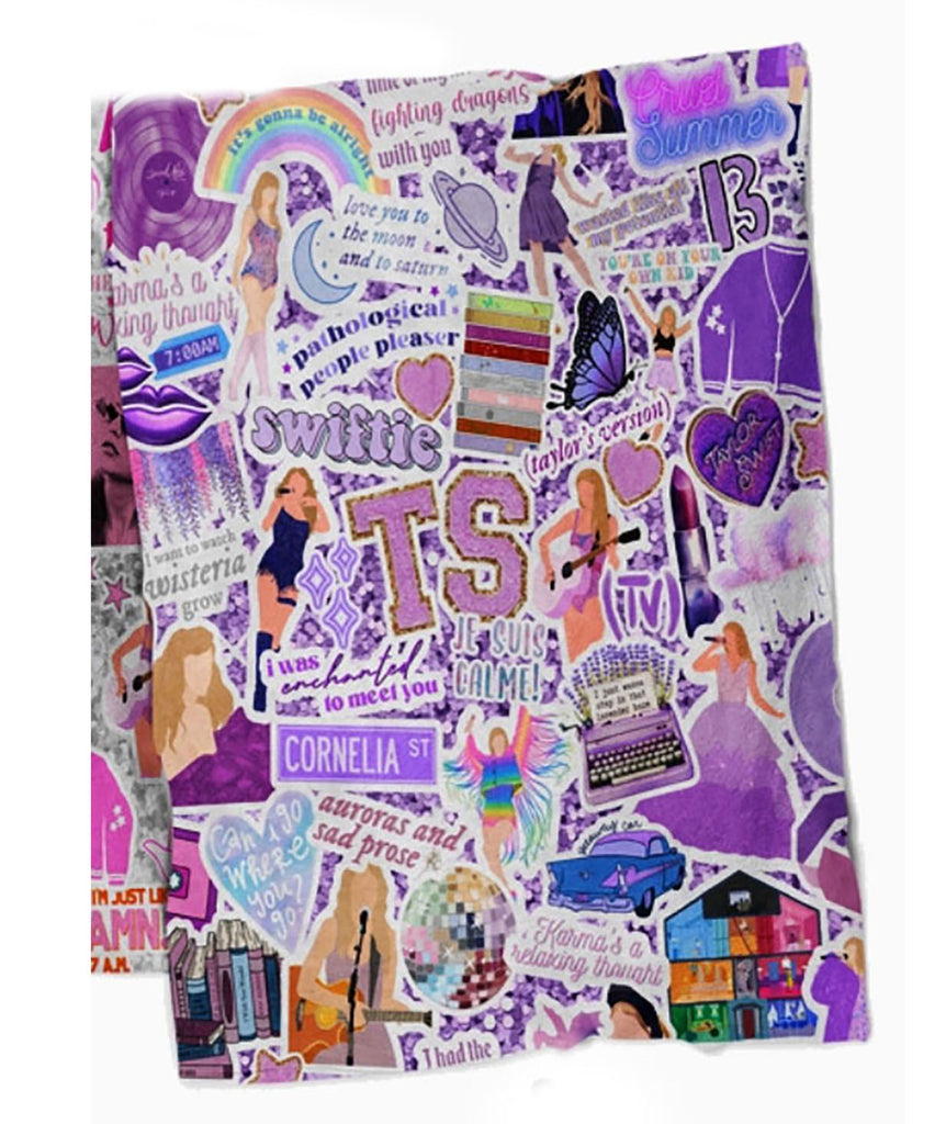 Swiftie Cozy Blanket Accessories Frankie's Exclusives Purple  