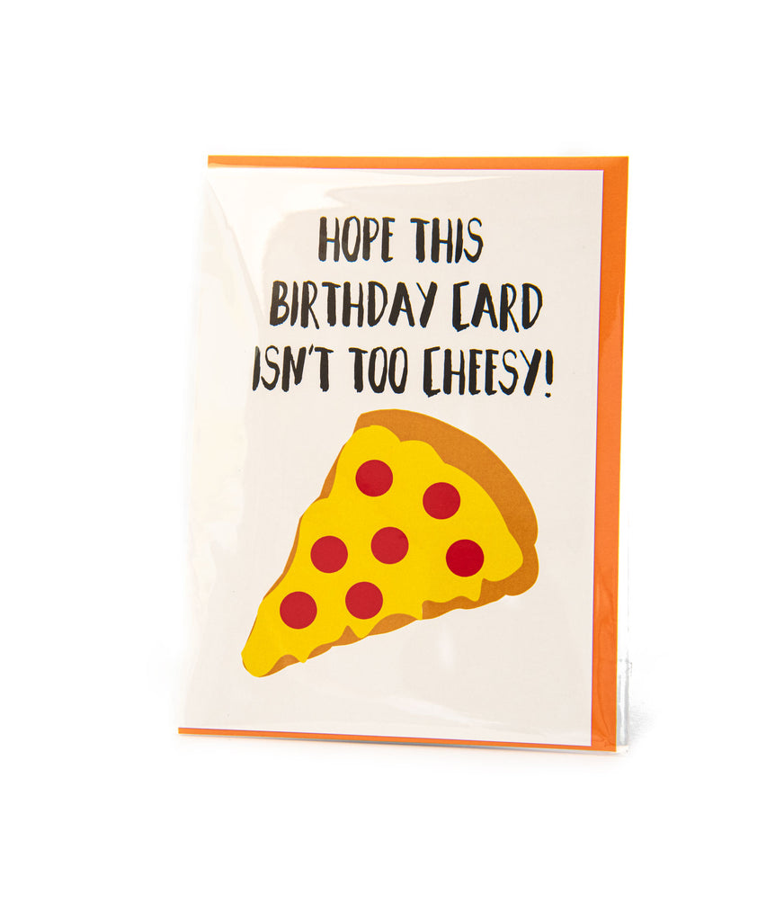 Sunny Marshmallow Happy Birthday Pizza Card Accessories Sunny Marshmallow   