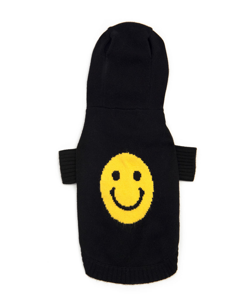 27 Miles Buddy Dog Smiley Sweater Black Distressed/seasonal accessories 27 Miles   