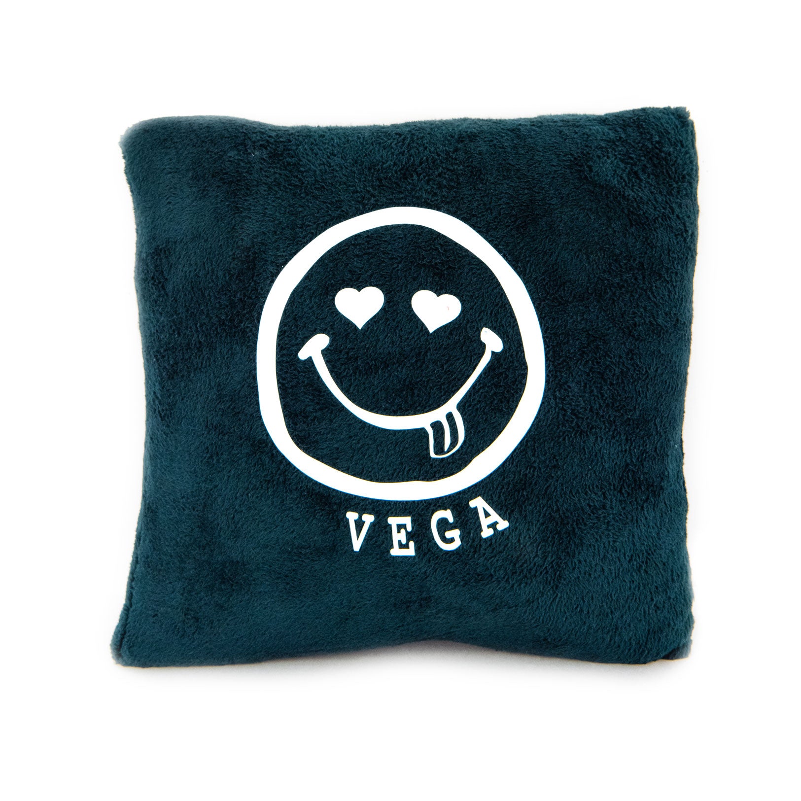 Camp Name Heart Eye Smiley Square Pillow Custom Frankie's Custom Shop Multi