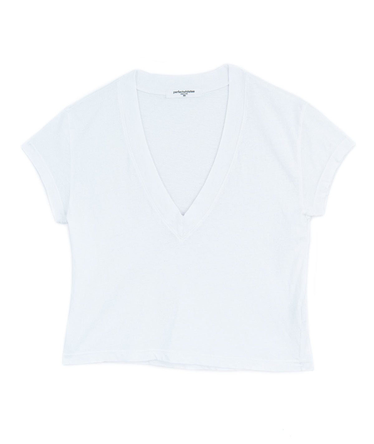 Perfect White Tee Women Alanis Recycled V-Neck Womens Casual Tops Perfect White Tee White Juniors/Women XS