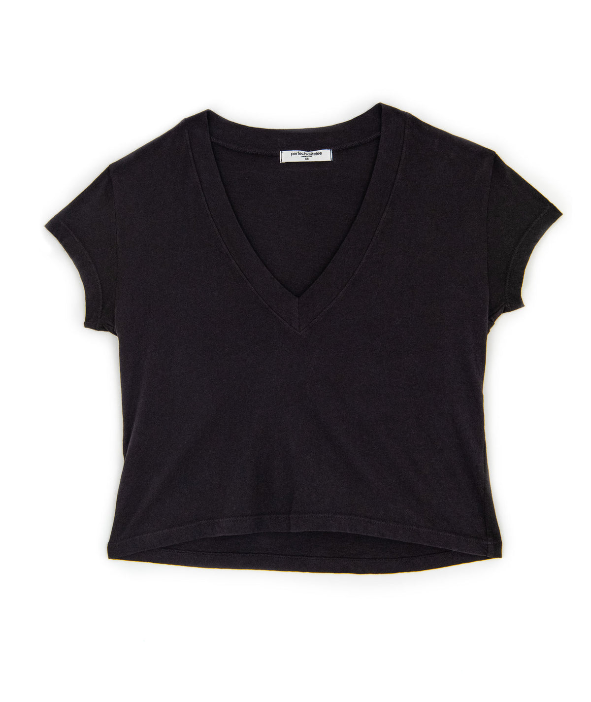 Perfect White Tee Women Alanis Recycled V-Neck Womens Casual Tops Perfect White Tee True Black Juniors/Women XS